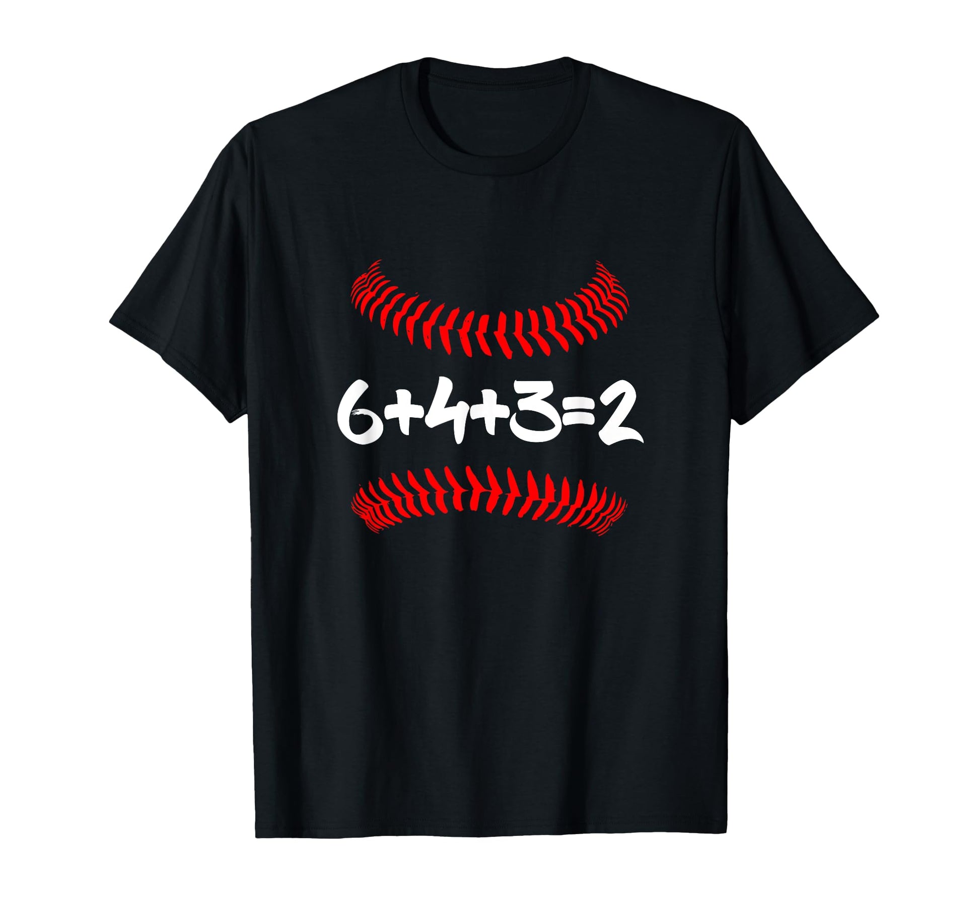 6432 Baseball Funny Math Teacher T-Shirt - Novelty Apparel for Adults - T-Shirt, Sweatshirt, Hoodie