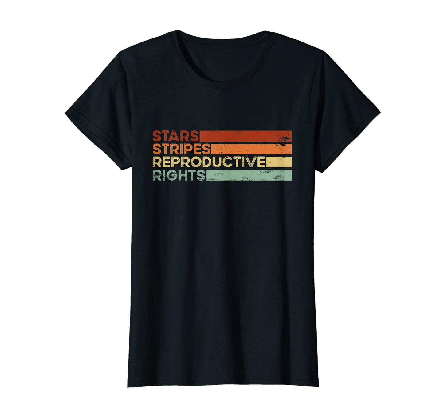 Womens Stars Stripes Reproductive Rights T-Shirt - Graphic Print Unisex - T-Shirt, Sweatshirt, Hoodie