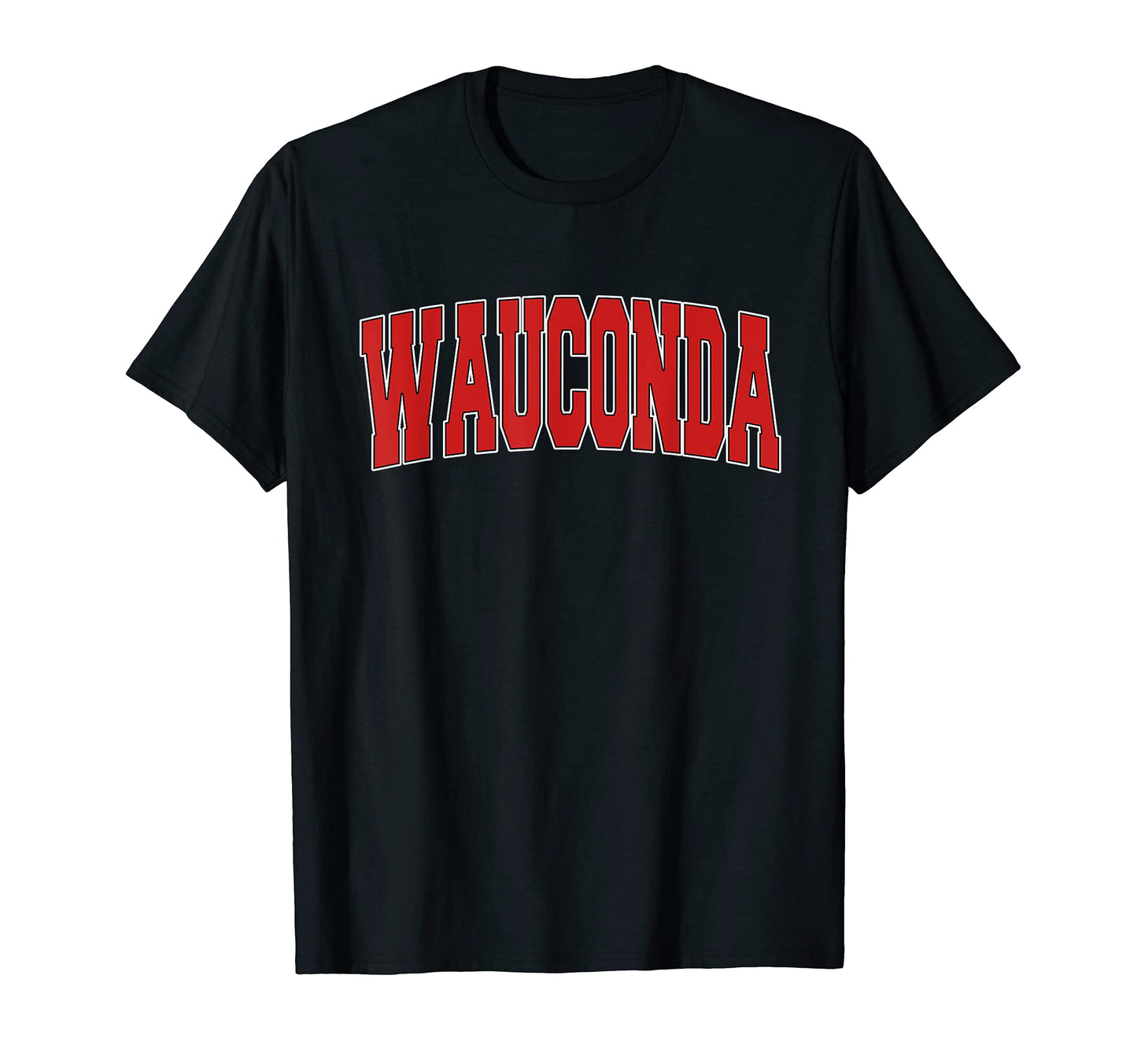 Wauconda Il Illinois Varsity Usa T-Shirt - Fun Novelty Design Men Women - T-Shirt, Sweatshirt, Hoodie