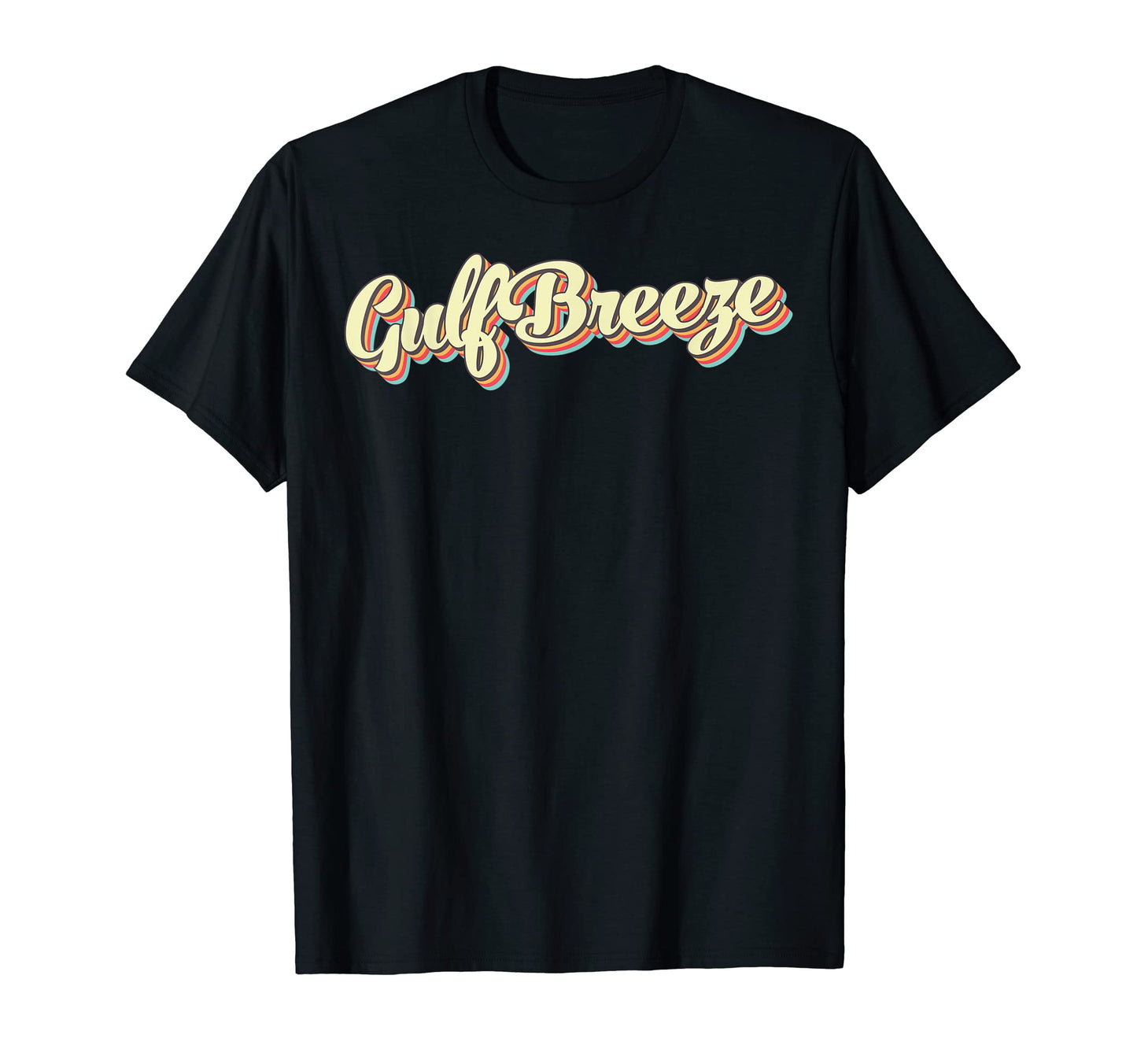 Gulf Breeze Art Baseball Font T-Shirt - Custom Art Print for Adults - T-Shirt, Sweatshirt, Hoodie