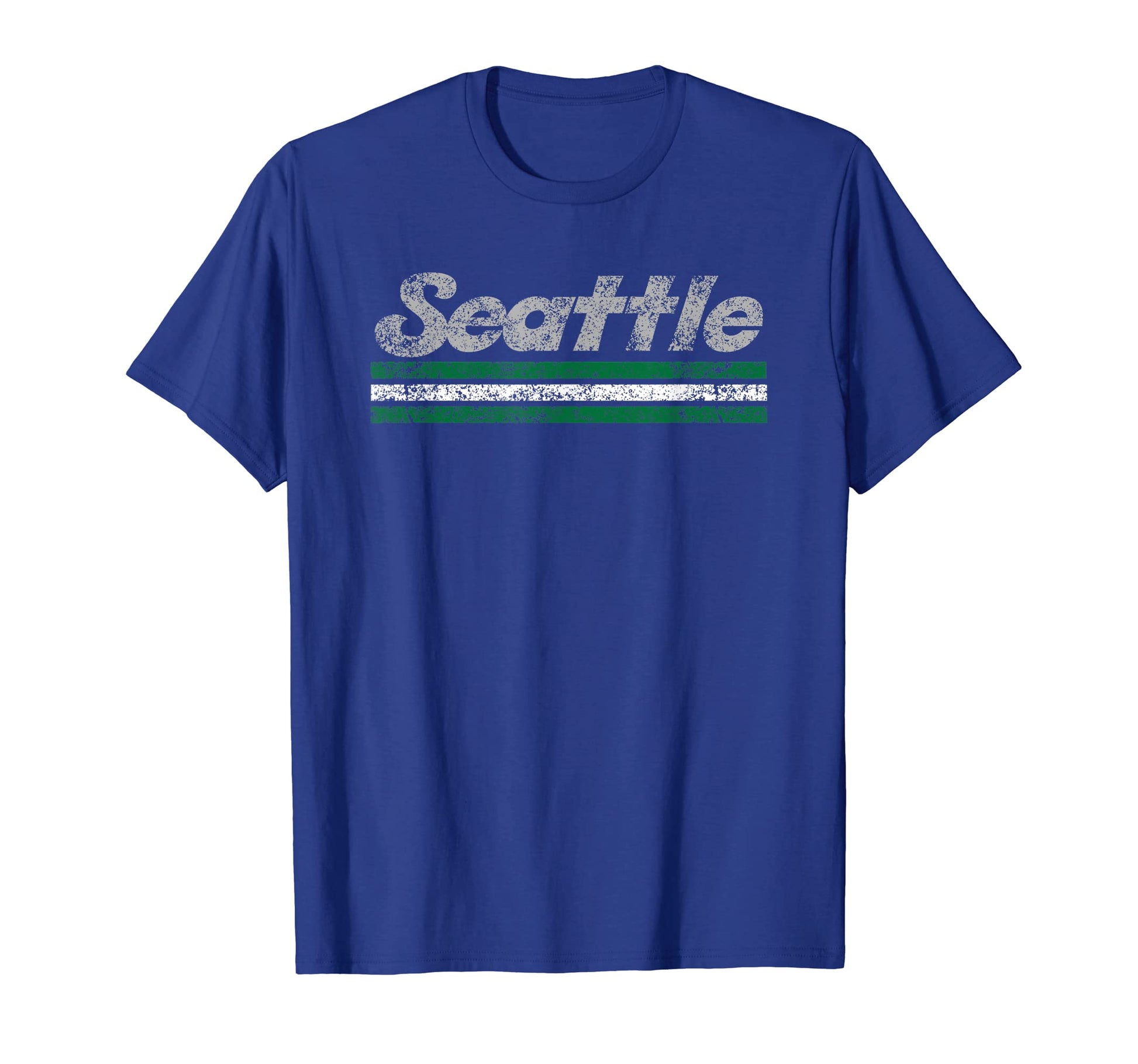 Seattle Washington Weathered Stripe T-Shirt - Minimalist Print for Adults - T-Shirt, Sweatshirt, Hoodie