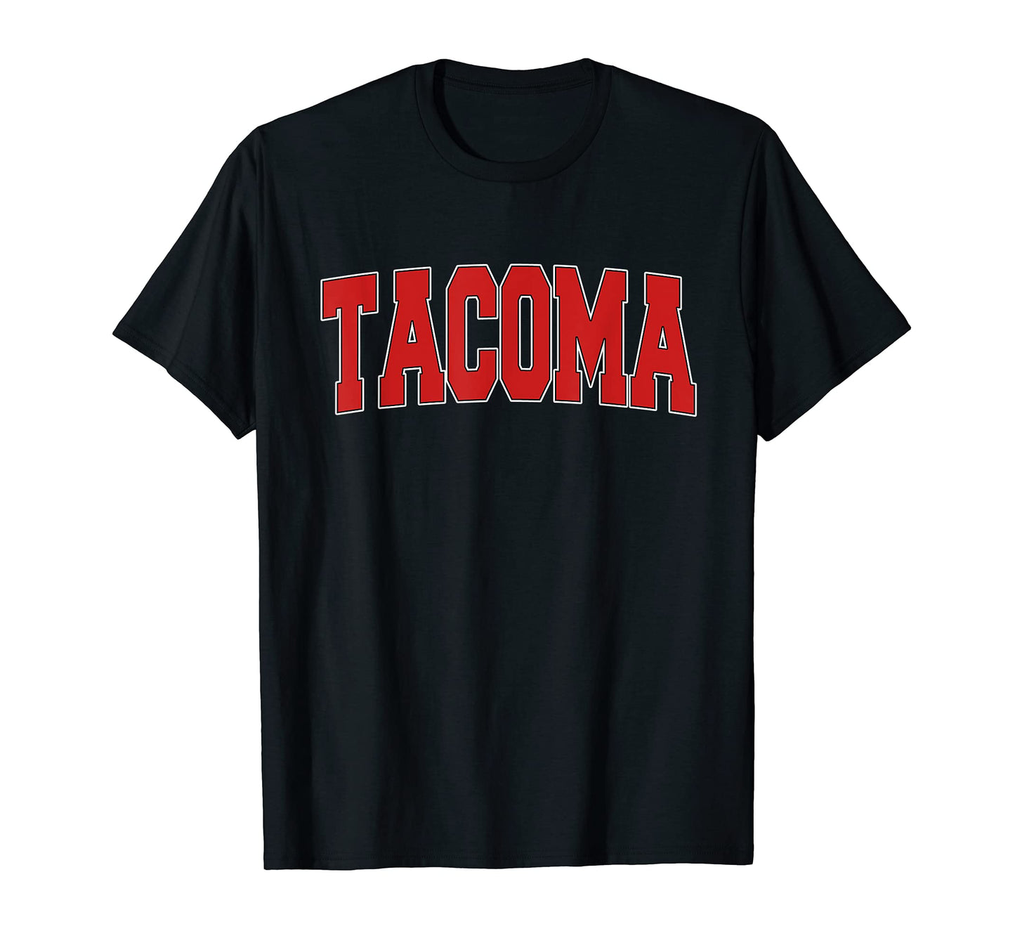 Tacoma Wa Washington Varsity Usa T-Shirt - Custom Art Print Men Women - T-Shirt, Sweatshirt, Hoodie