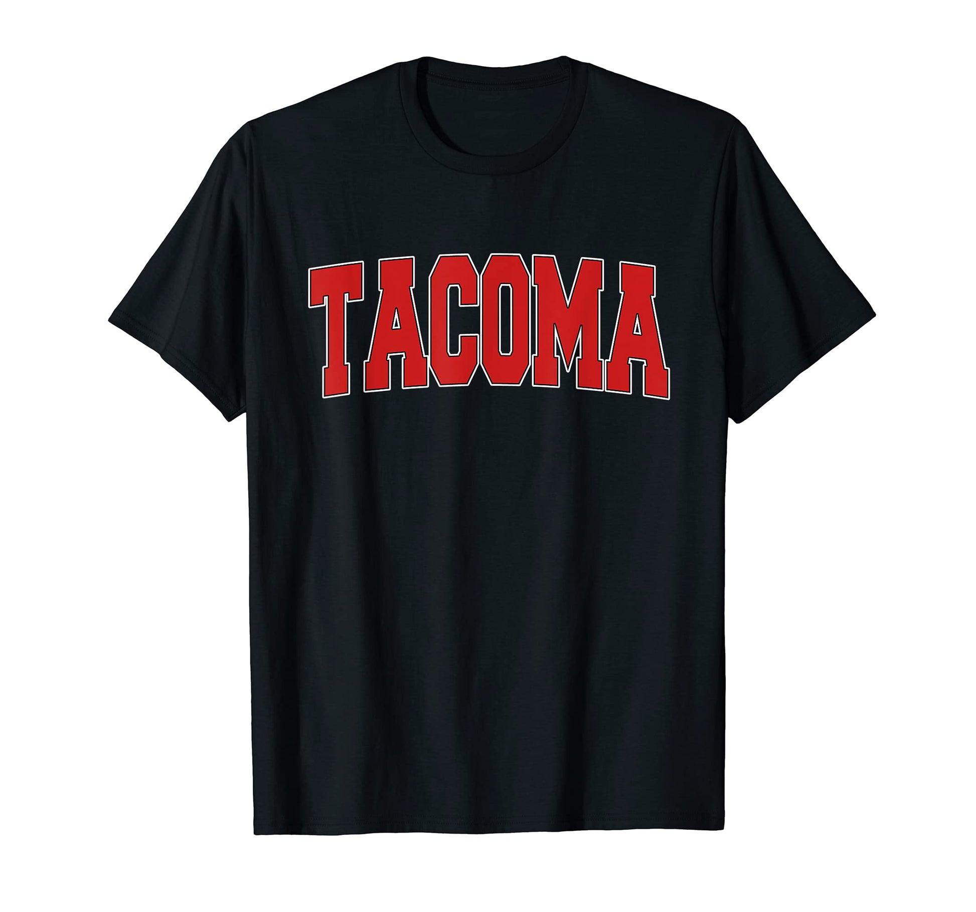 Tacoma Wa Washington Varsity Usa T-Shirt - Custom Art Print Men Women - T-Shirt, Sweatshirt, Hoodie