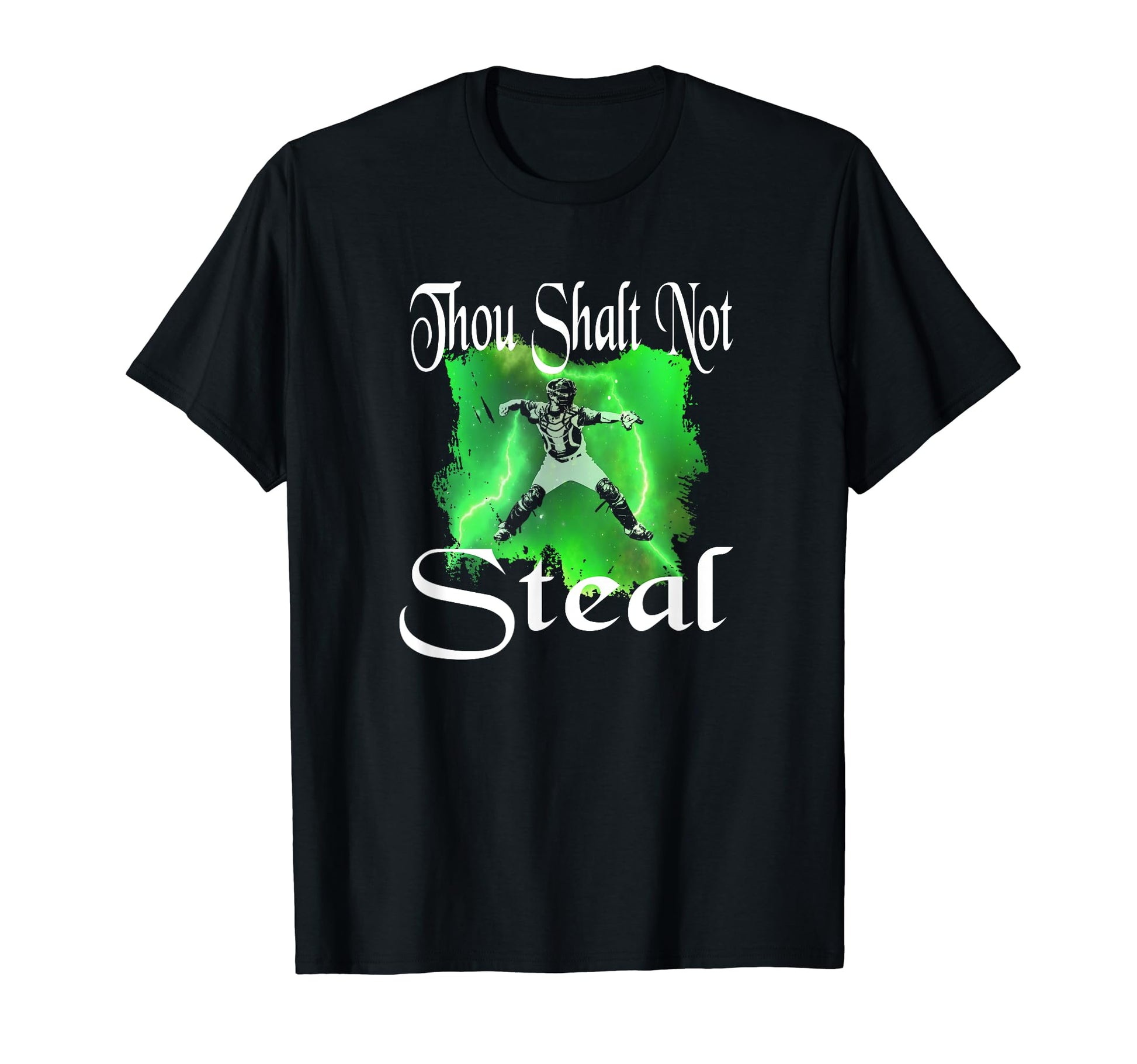Funny Baseball Thou Shalt Not Steal T-Shirt - Trendy Graphic for Adults - T-Shirt, Sweatshirt, Hoodie