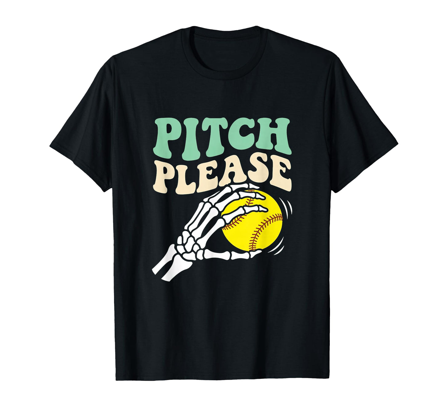 Pitch Please Softball Fastpitch T-Shirt - Custom Art Print for Adults - T-Shirt, Sweatshirt, Hoodie