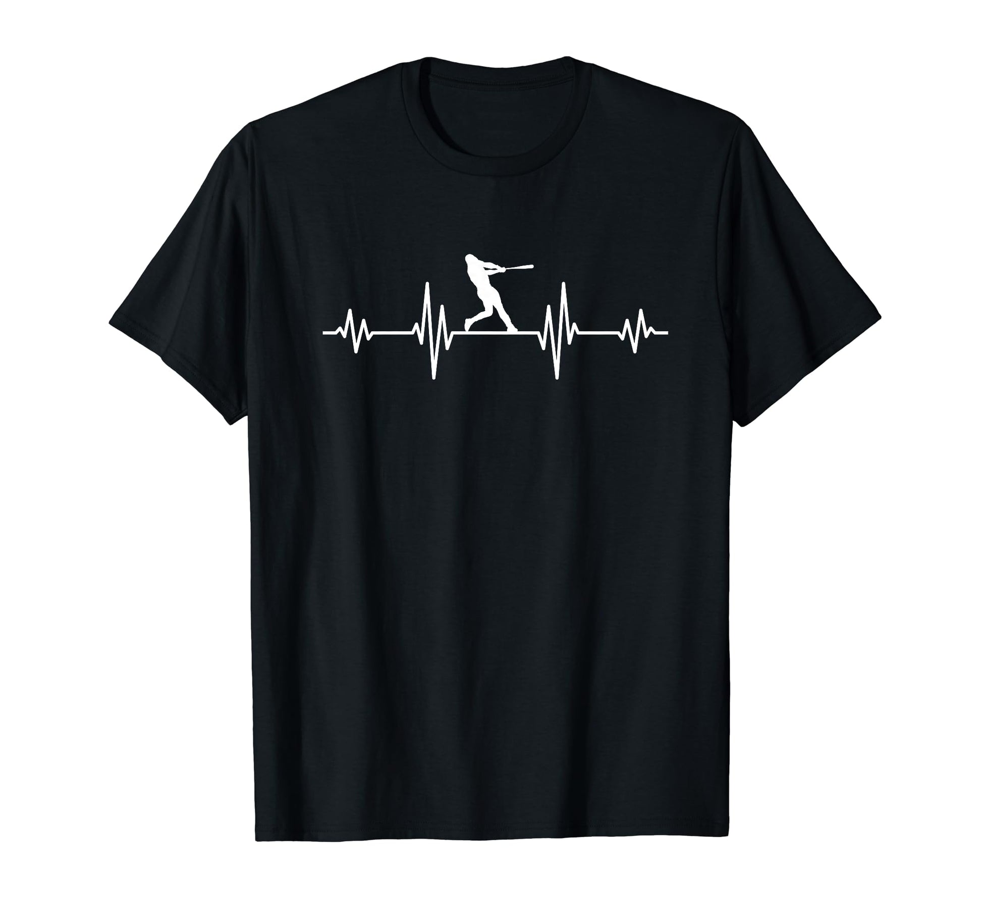 Heart Beats Baseball Fan Baseball T-Shirt - Streetwear Style Men Women - T-Shirt, Sweatshirt, Hoodie