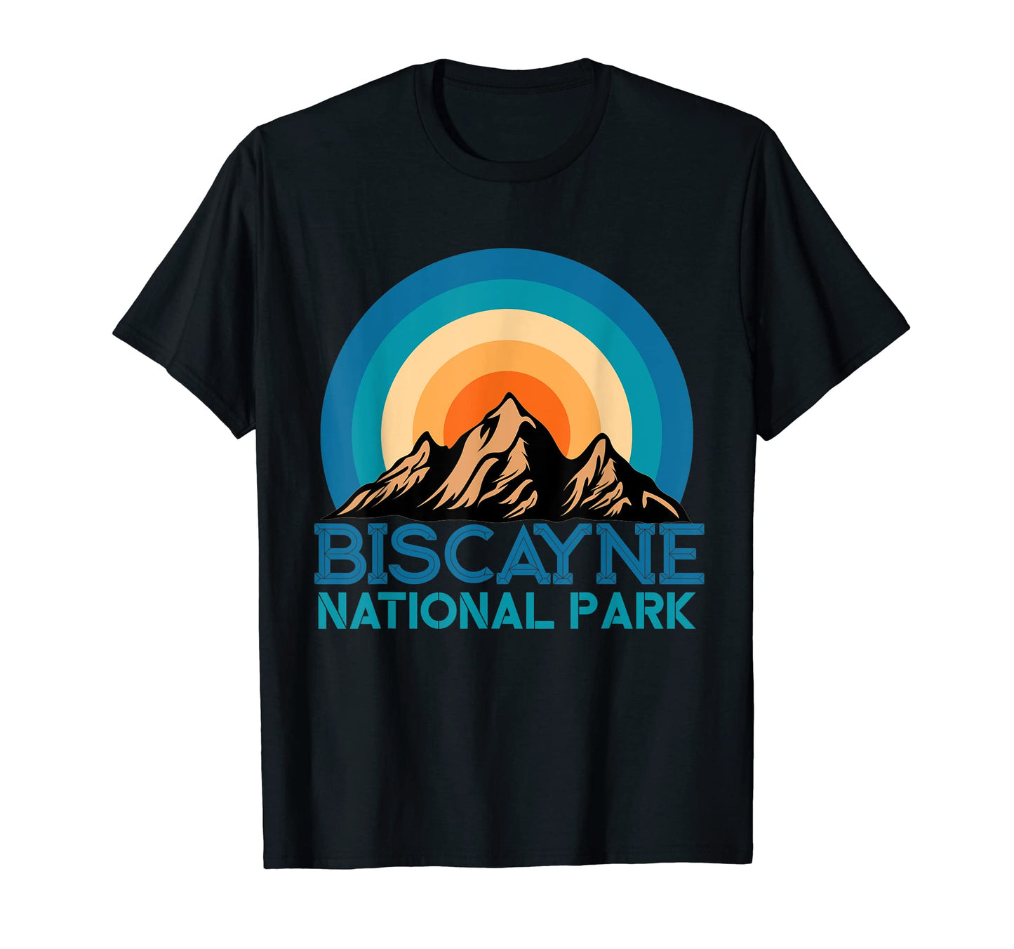 Biscayne National Park Mountain T-Shirt - Minimalist Print for Adults - T-Shirt, Sweatshirt, Hoodie