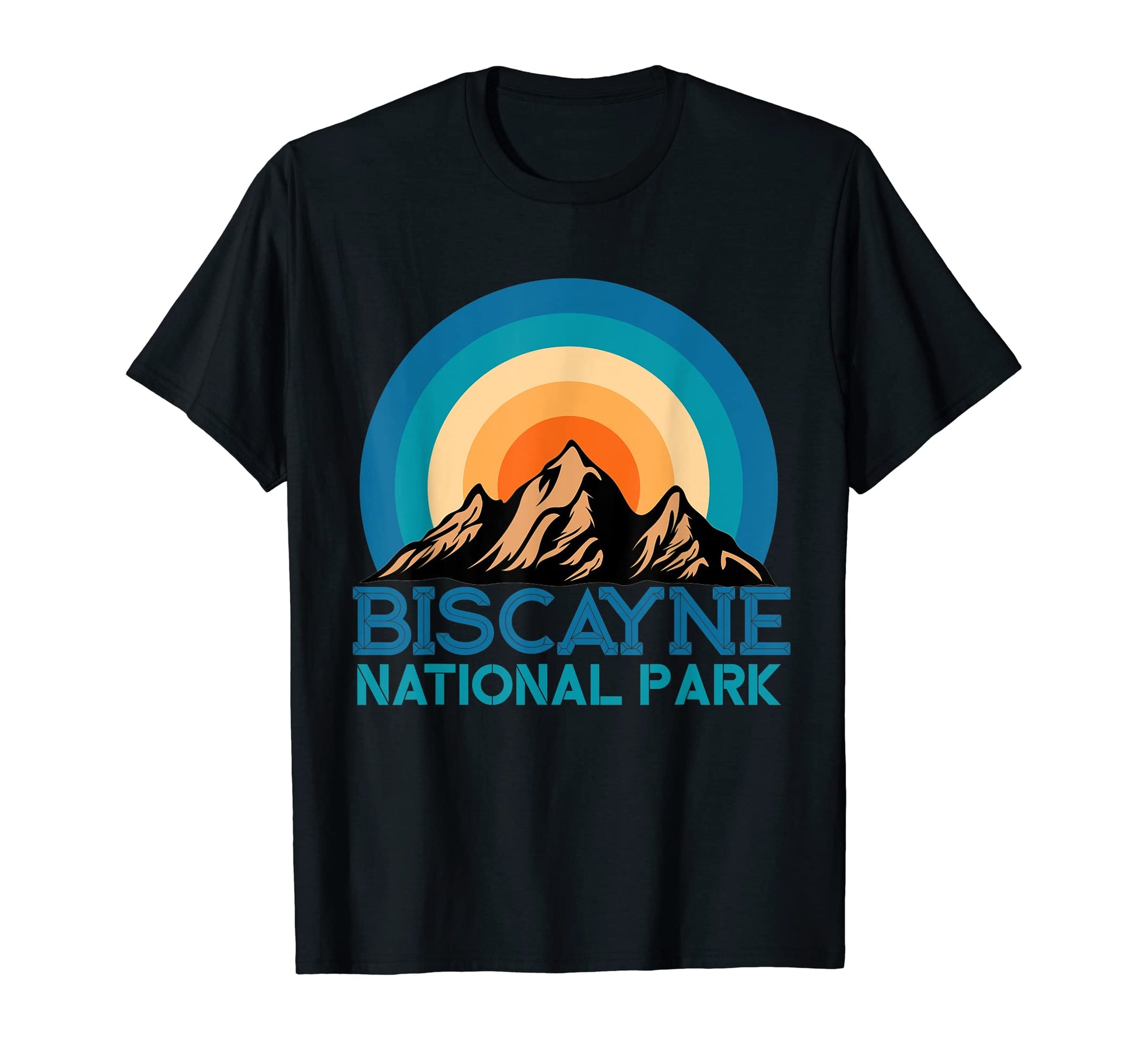 Biscayne National Park Mountain T-Shirt - Minimalist Print for Adults - T-Shirt, Sweatshirt, Hoodie