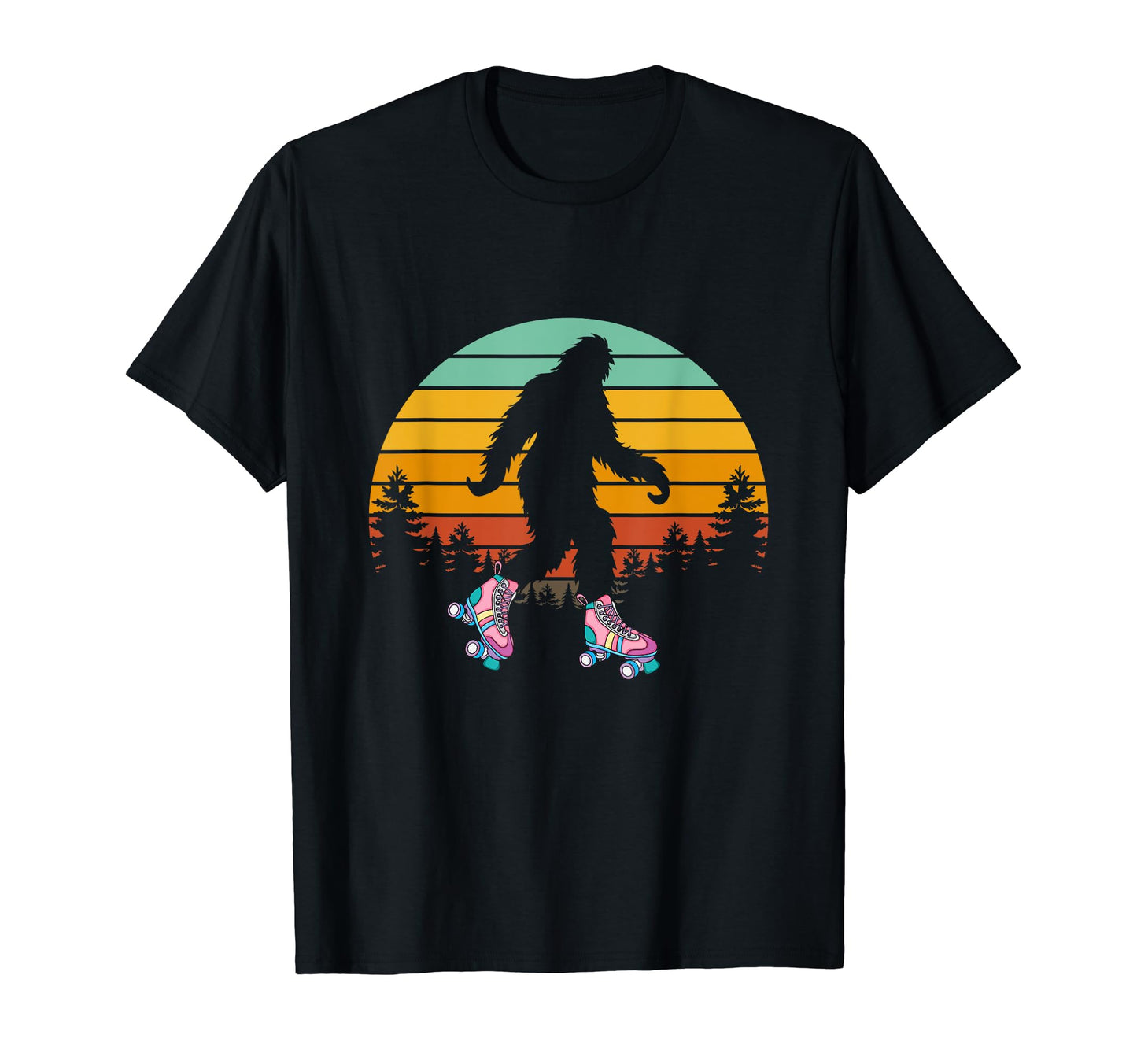 Bigfoot Rollerskates Roller Skating T-Shirt - Novelty Apparel Men Women - T-Shirt, Sweatshirt, Hoodie