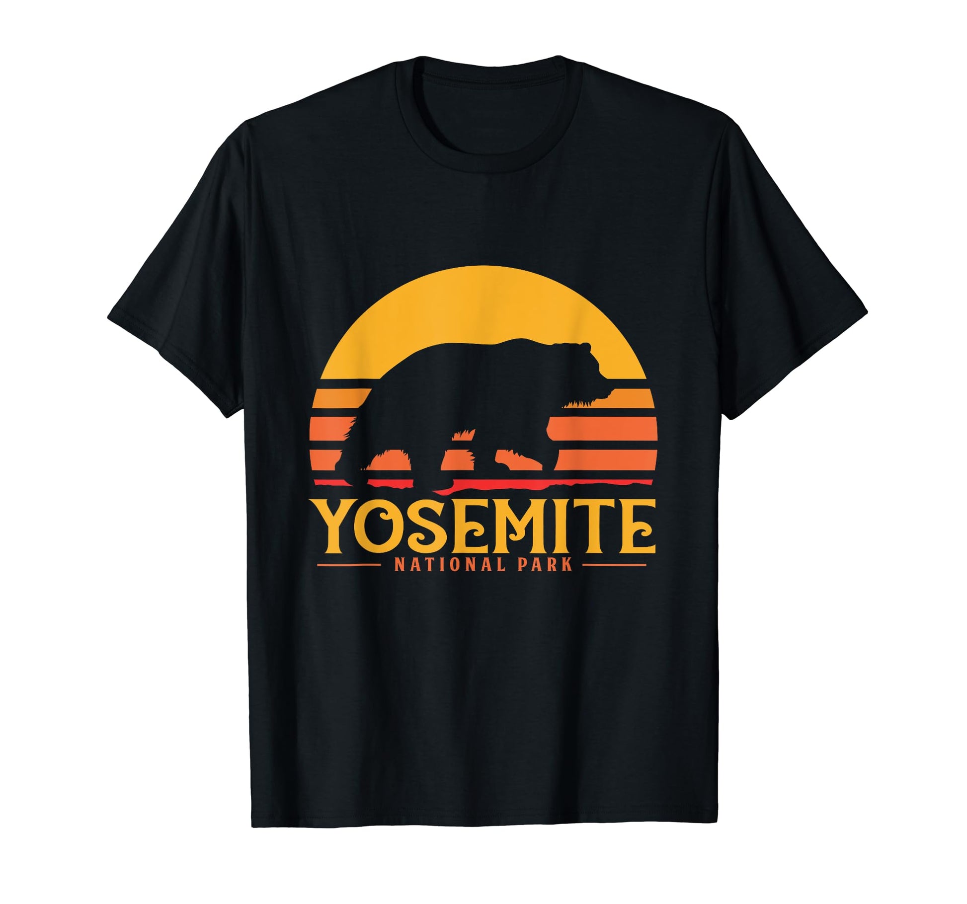 Yosemite National Park Bear Hiking T-Shirt - Unique Graphic for Adults - T-Shirt, Sweatshirt, Hoodie