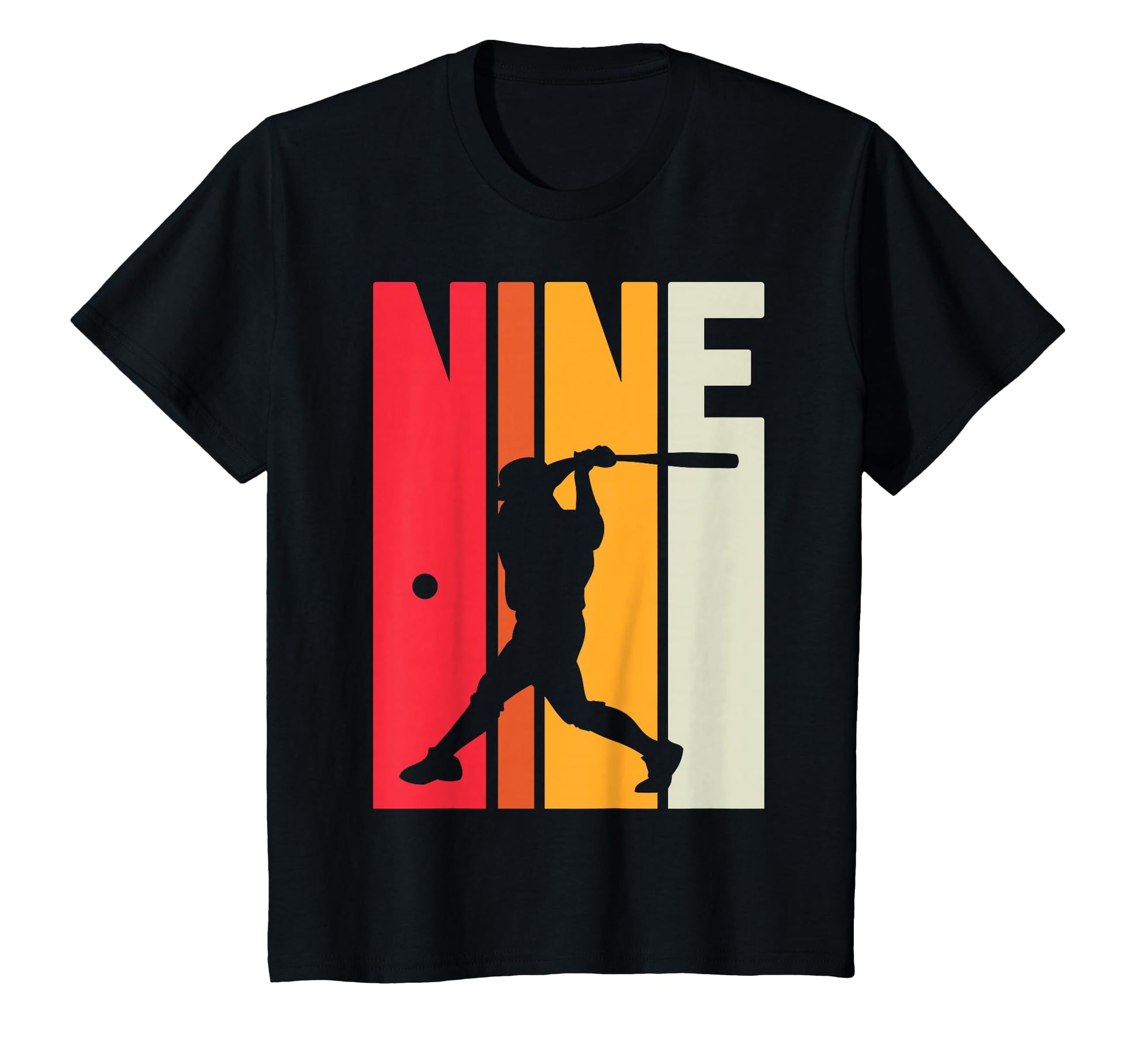 9Th Birthday Baseball 9 Years Old T-Shirt - Trendy Graphic for Adults - T-Shirt, Sweatshirt, Hoodie
