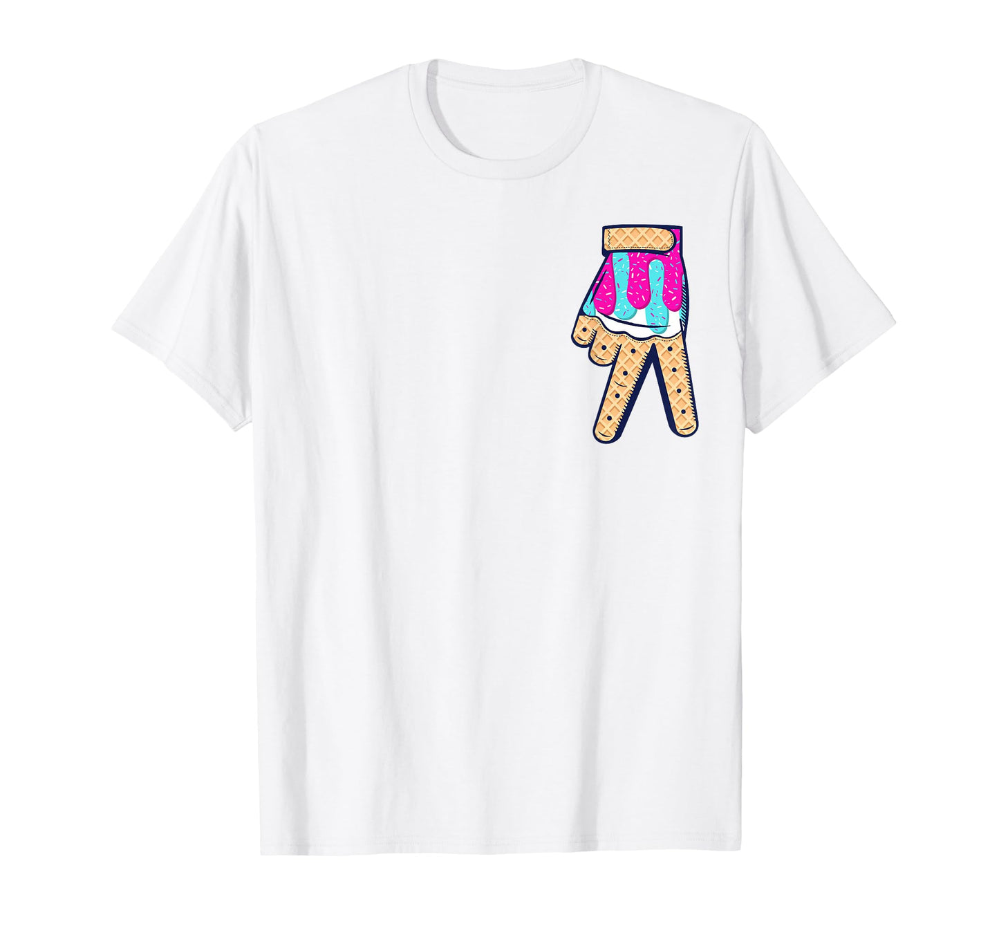 Baseball Ice Cream Drip Home Plate T-Shirt - Minimalist Print Men Women - T-Shirt, Sweatshirt, Hoodie