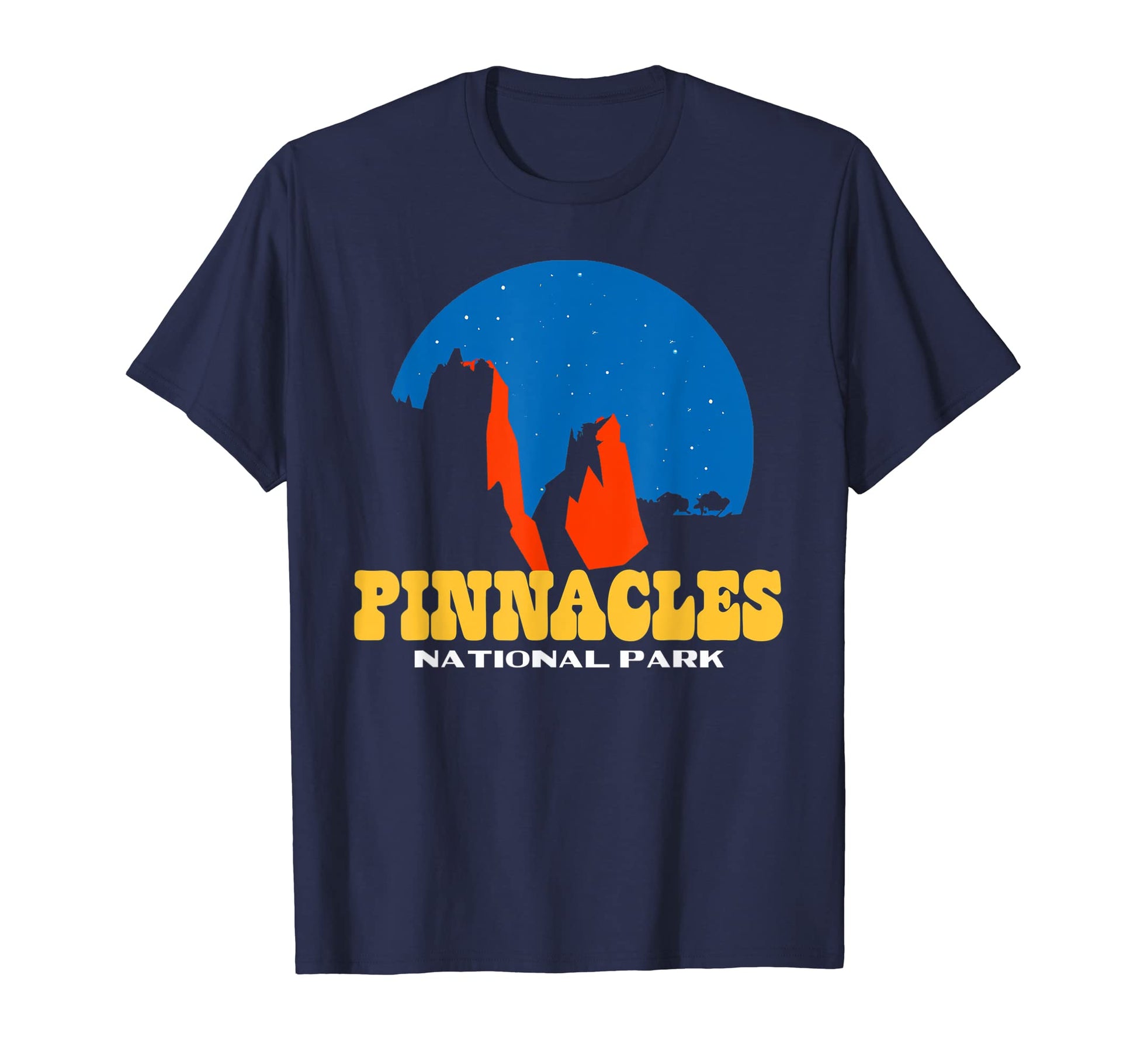 Pinnacles National Park 80S T-Shirt - Casual Everyday Wear for Adults - T-Shirt, Sweatshirt, Hoodie