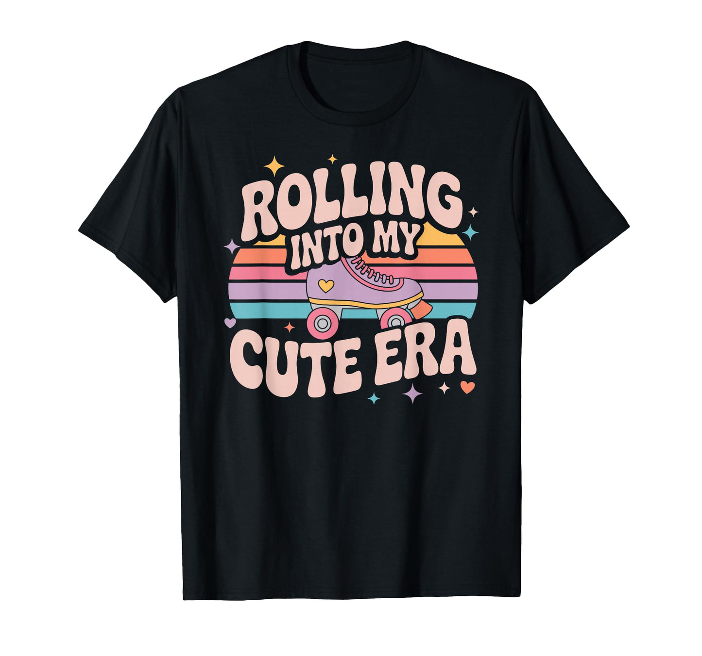Rolling Into My Era Roller Skating T-Shirt - Graphic Print for Adults - T-Shirt, Sweatshirt, Hoodie