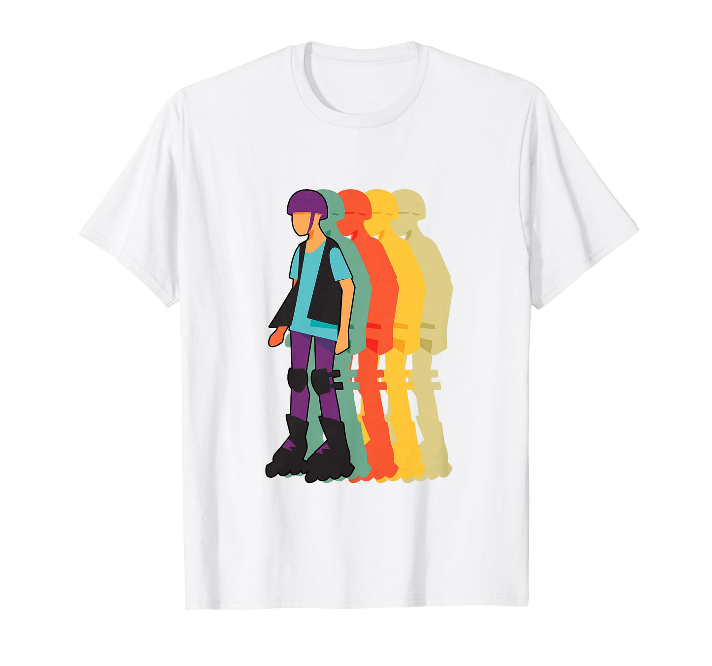 Roller Skates Roller Skating Inline T-Shirt - Aesthetic Graphic Men Women - T-Shirt, Sweatshirt, Hoodie