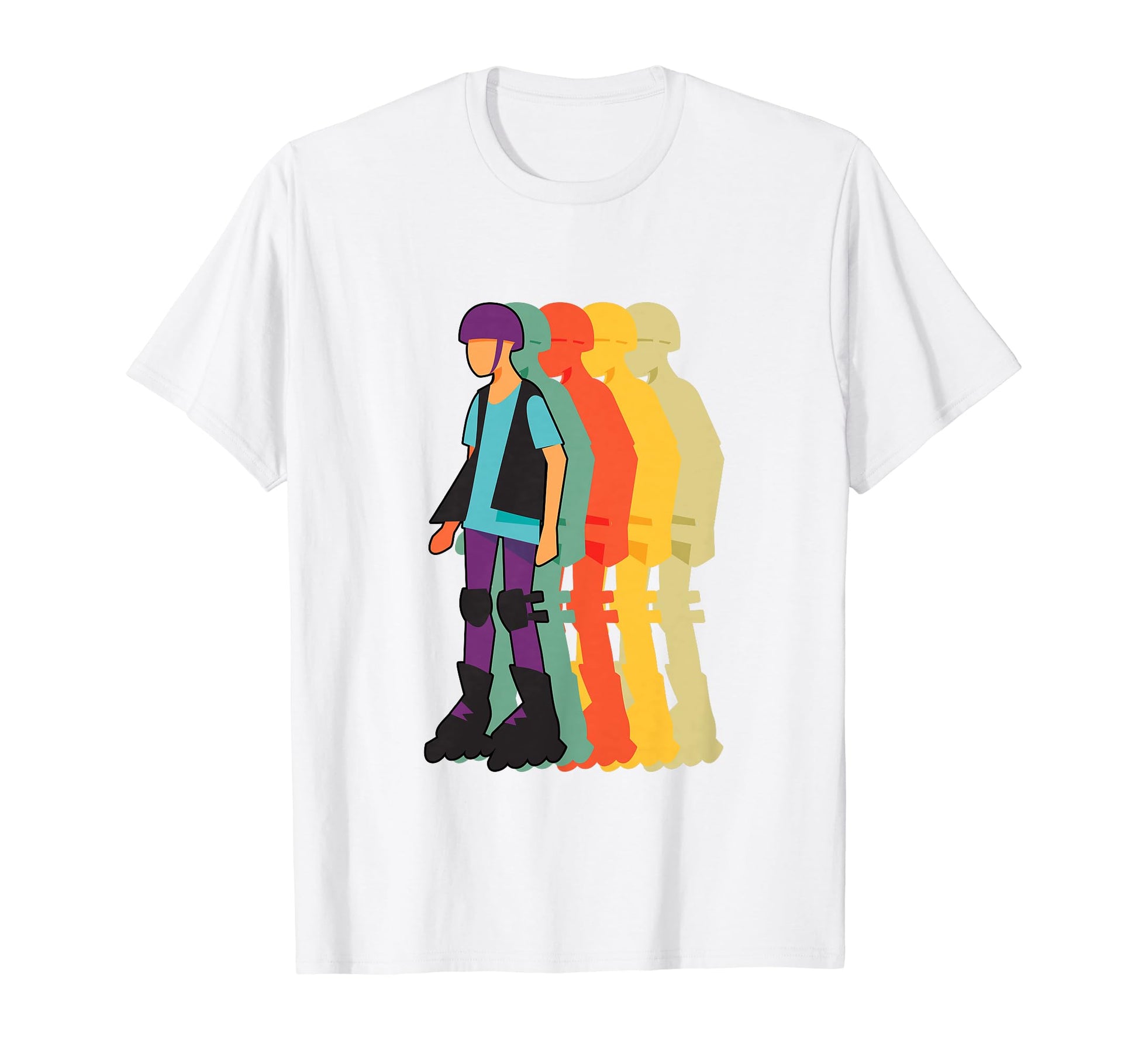 Roller Skates Roller Skating Inline T-Shirt - Aesthetic Graphic Men Women - T-Shirt, Sweatshirt, Hoodie