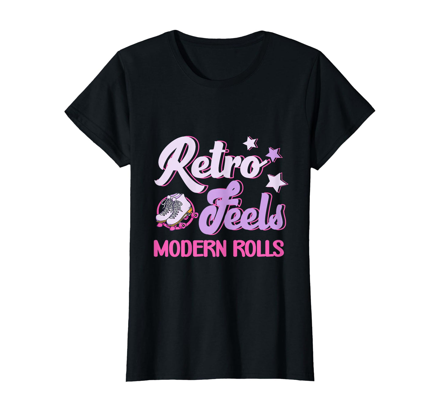 Roller Skates Party Feels Modern Rolls T-Shirt - Minimalist Print Unisex - T-Shirt, Sweatshirt, Hoodie