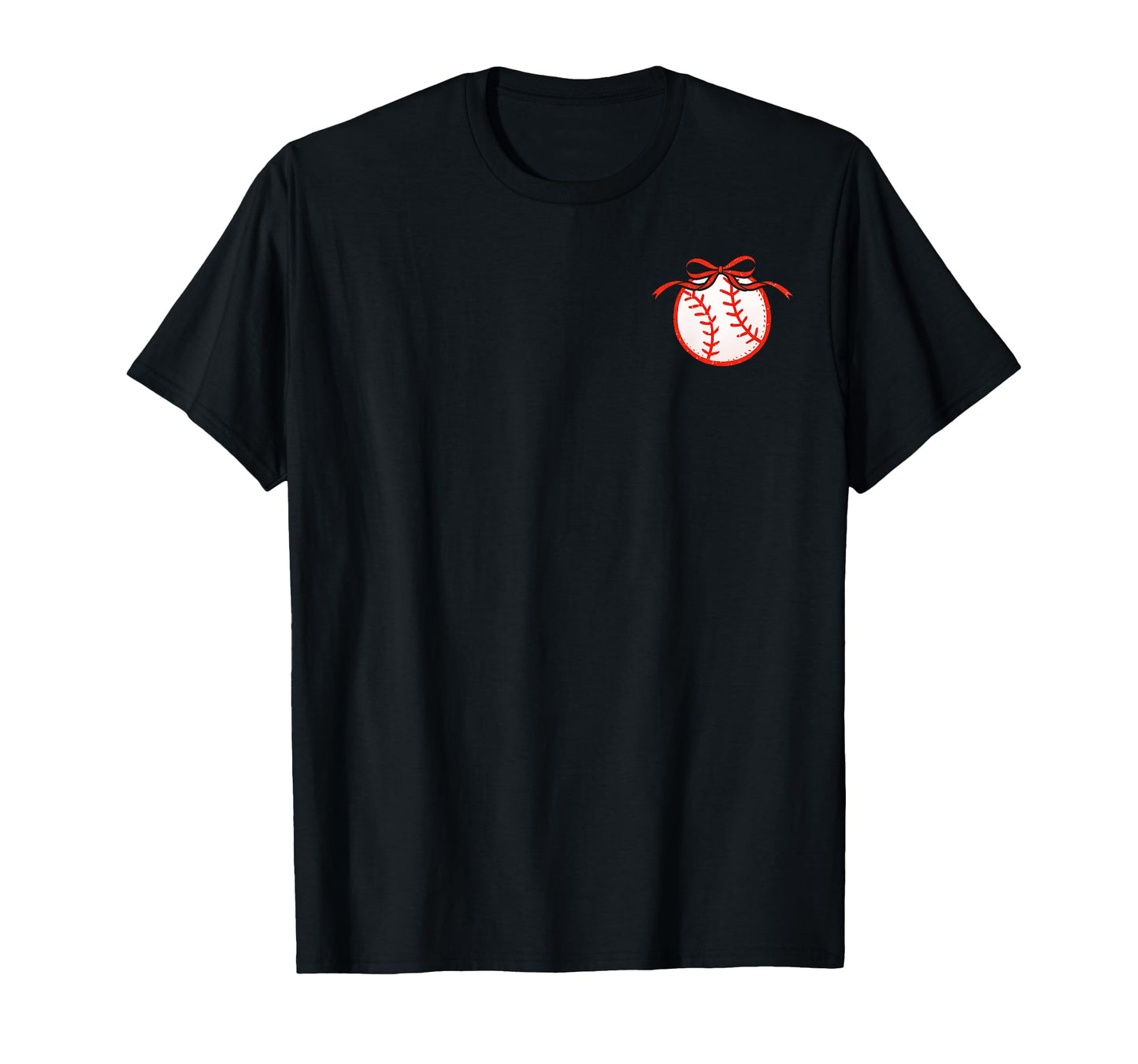 2 Sided Hit Dang Ball Coquette Bow T-Shirt - Graphic Print for Adults - T-Shirt, Sweatshirt, Hoodie