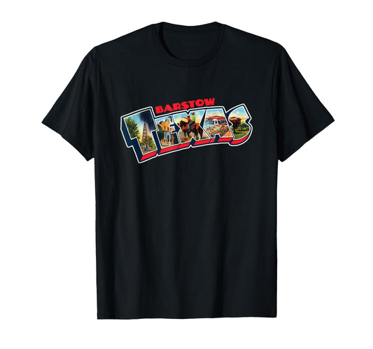 Barstow Texas Postcard Tpa Travel T-Shirt - Streetwear Style for Adults - T-Shirt, Sweatshirt, Hoodie