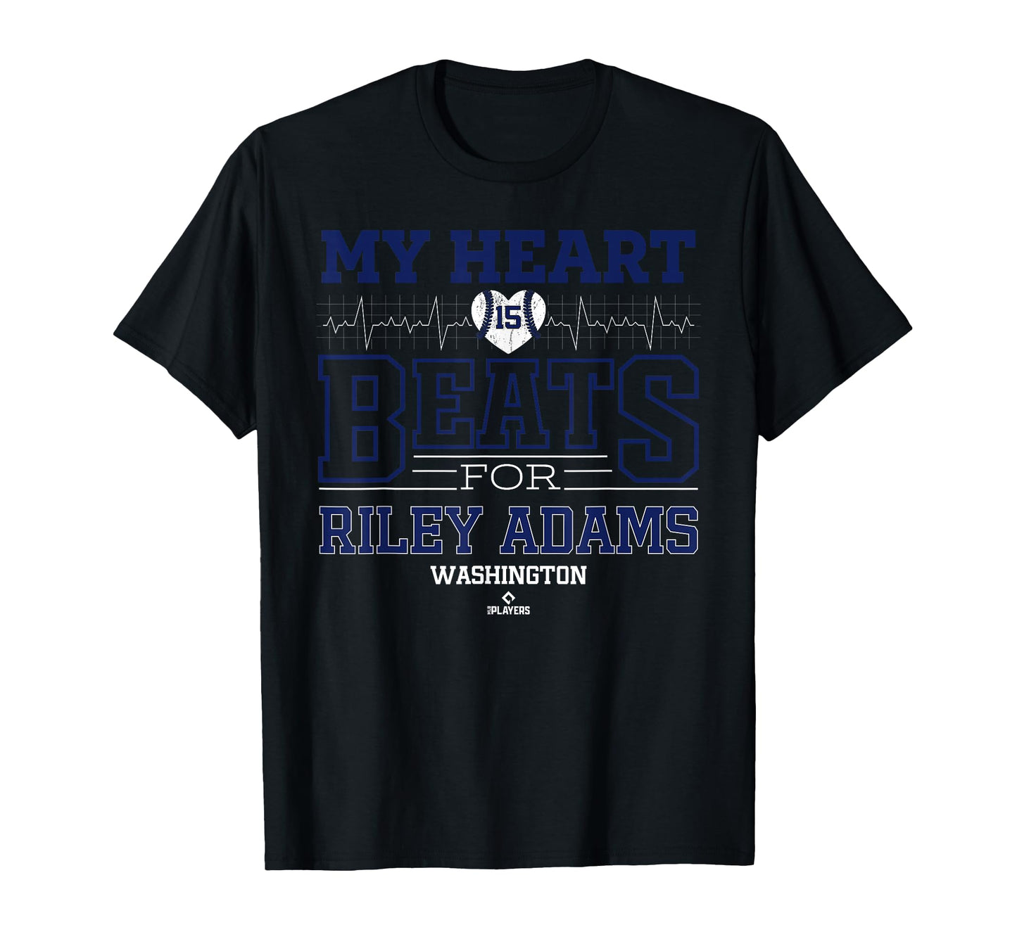 My Heart Beats Riley Adams T-Shirt - Minimalist Print for Adults - T-Shirt, Sweatshirt, Hoodie