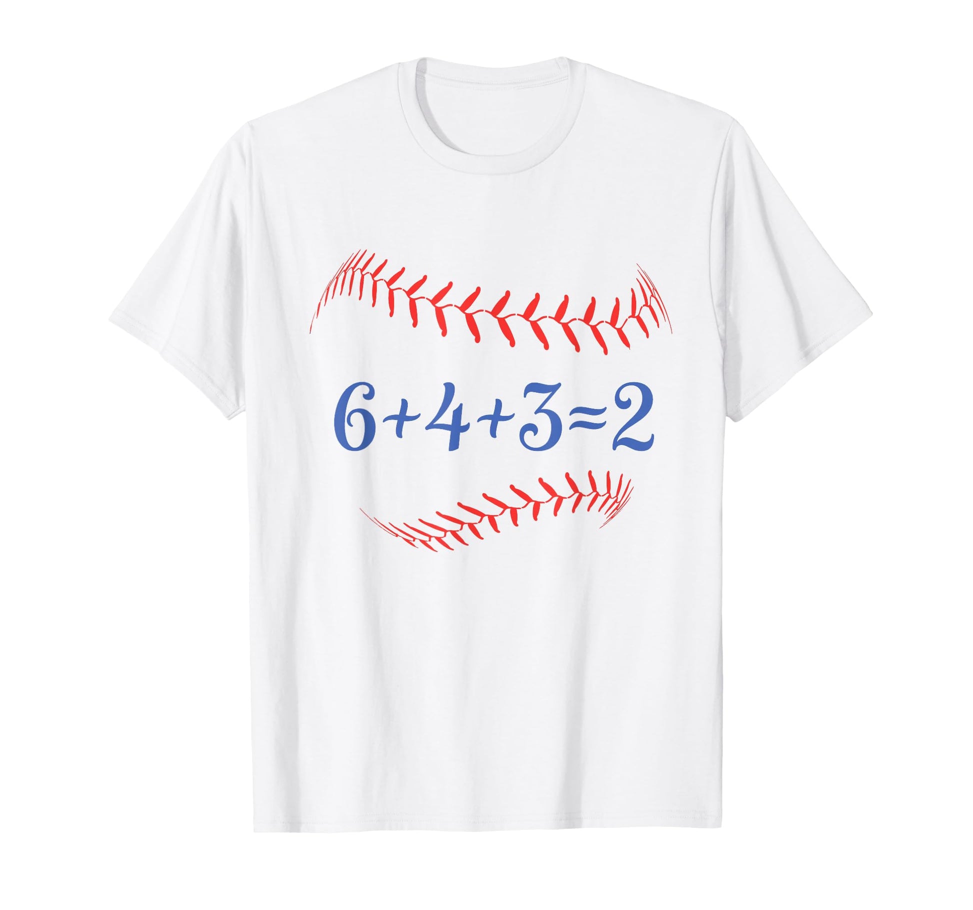 6 4 3 2 Double Baseball Positions T-Shirt - Novelty Apparel Men Women - T-Shirt, Sweatshirt, Hoodie