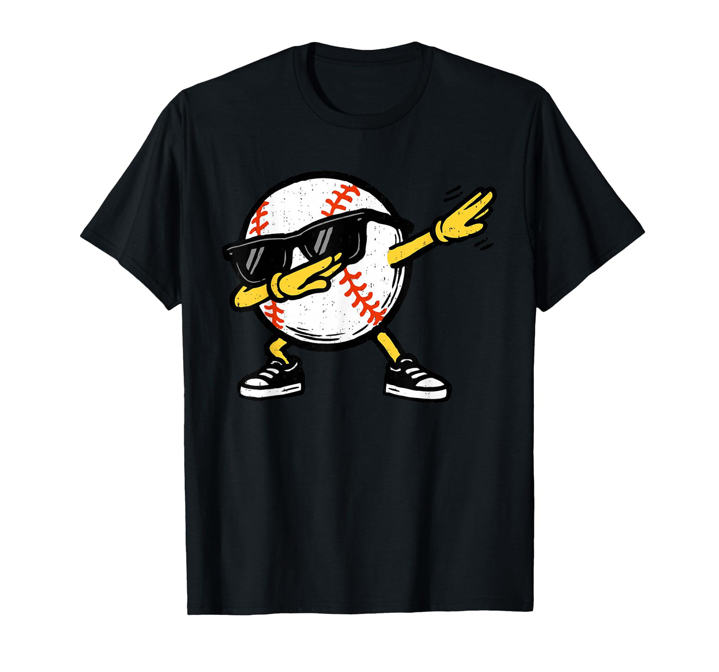 Dabbing Baseball Ball Funny Sports T-Shirt - Casual Everyday Wear Unisex - T-Shirt, Sweatshirt, Hoodie