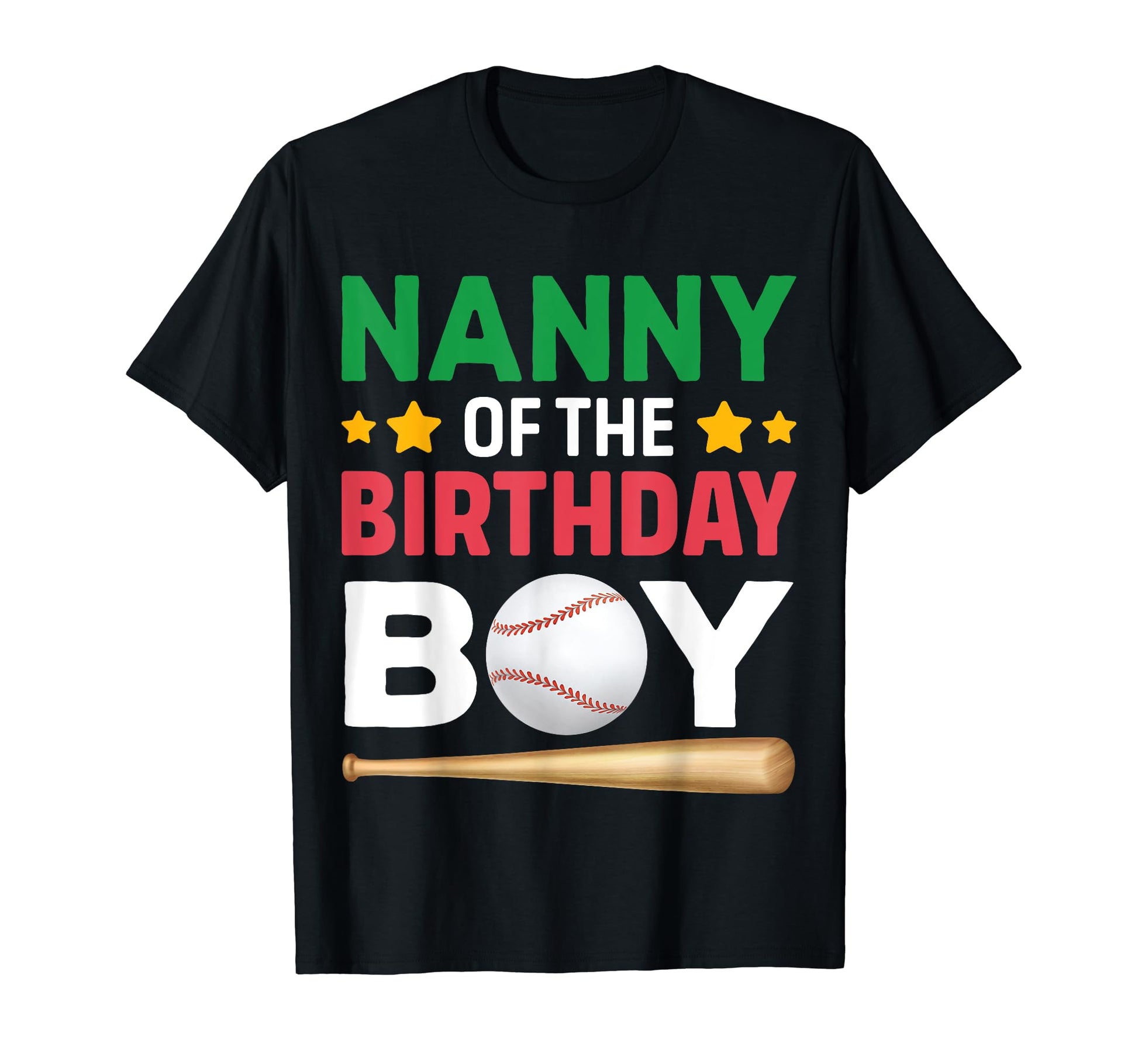 Nanny Birthday Baseball Bday Party T-Shirt - Novelty Apparel Unisex - T-Shirt, Sweatshirt, Hoodie