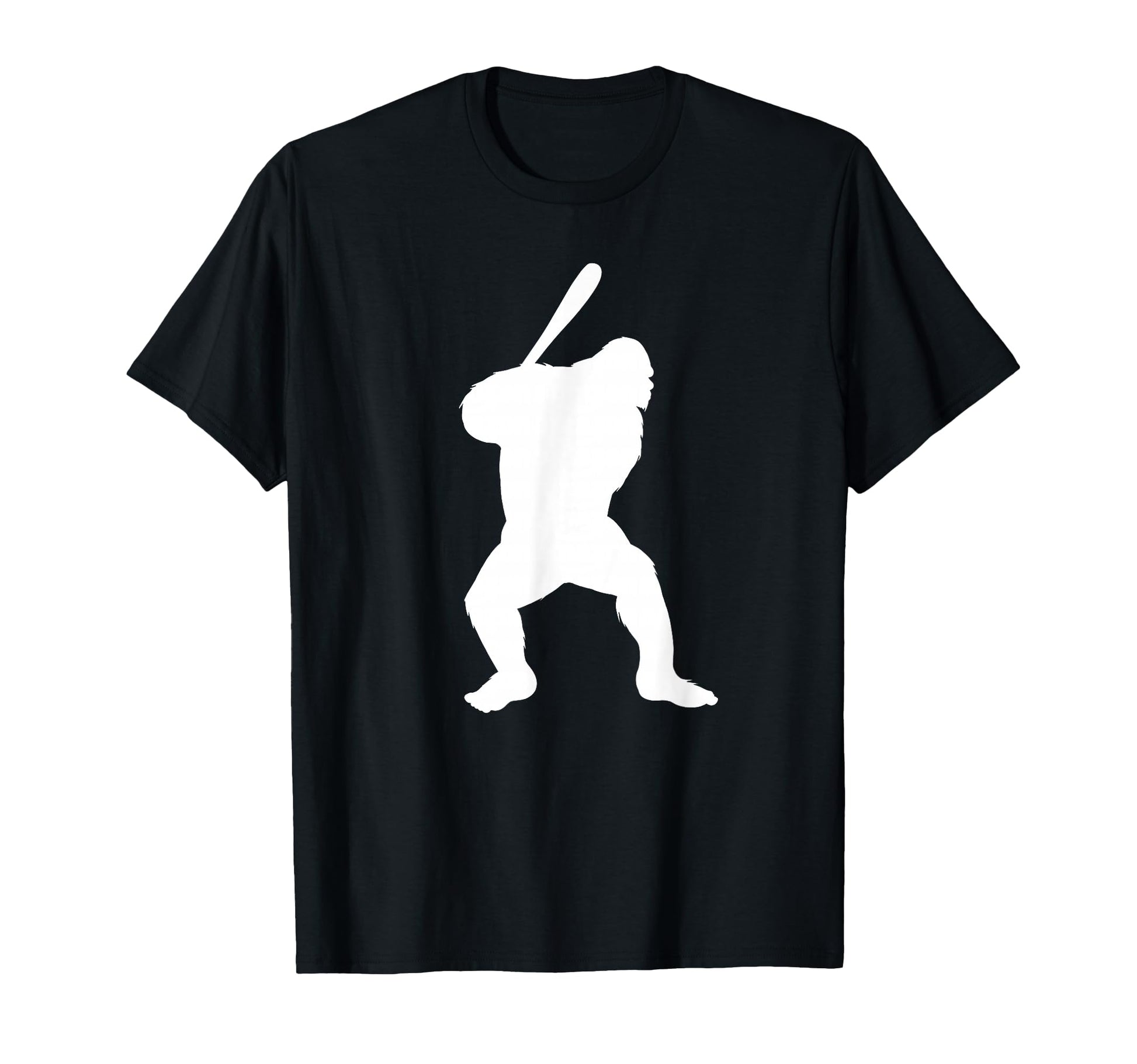 Bigfoot Baseball Bat T-Shirt - Fun Novelty Design Men Women - T-Shirt, Sweatshirt, Hoodie