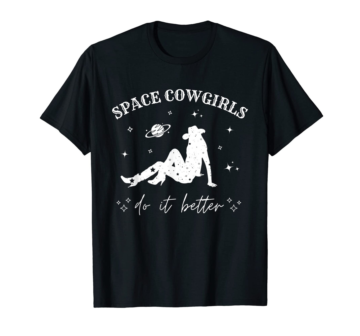 Rodeo Howdy Western Cowboy Cowgirl Space T-Shirt - Minimalist Print Unisex - T-Shirt, Sweatshirt, Hoodie