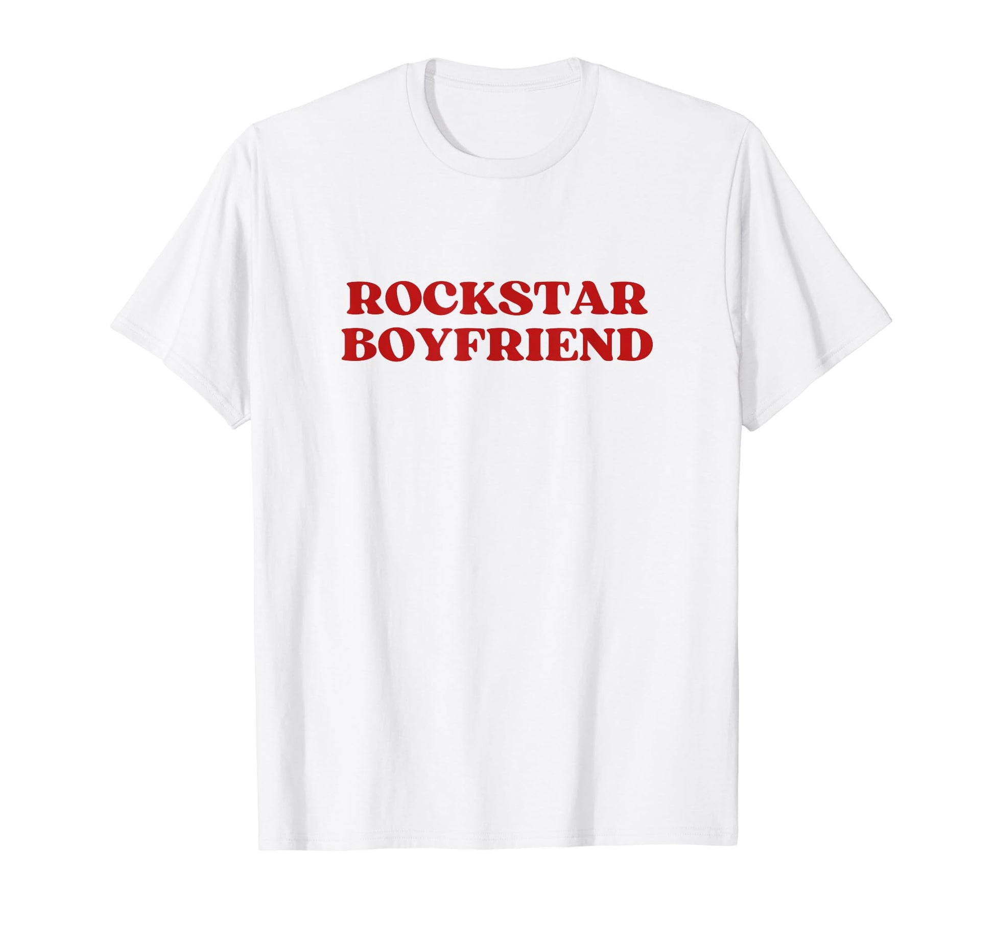 Rockstar Boyfriend Y2K Aesthetic T-Shirt - Minimalist Print Unisex - T-Shirt, Sweatshirt, Hoodie
