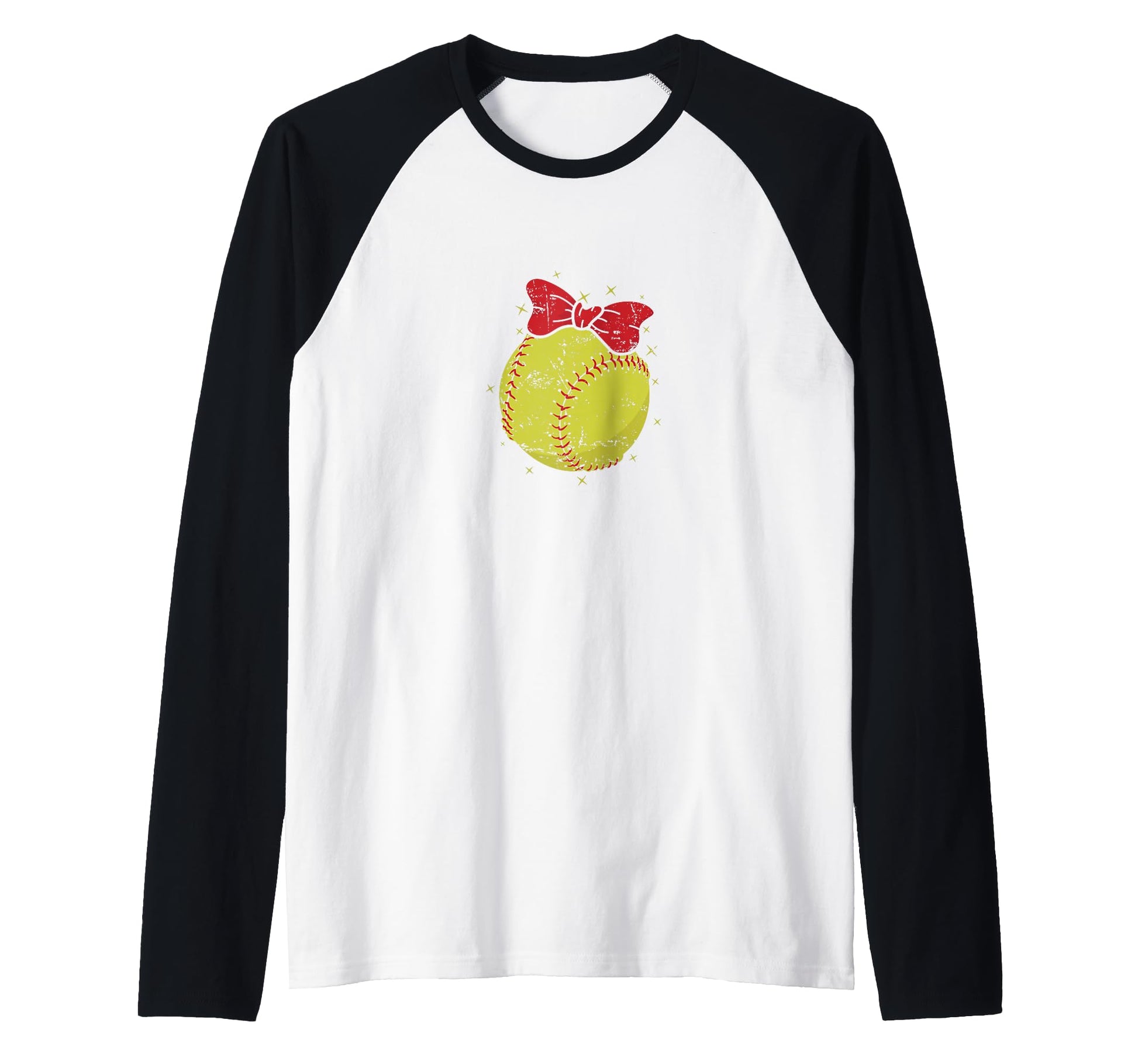 Softball Bow Softball Softball Sweatshirt - Casual Everyday Wear for Adults - T-Shirt, Sweatshirt, Hoodie