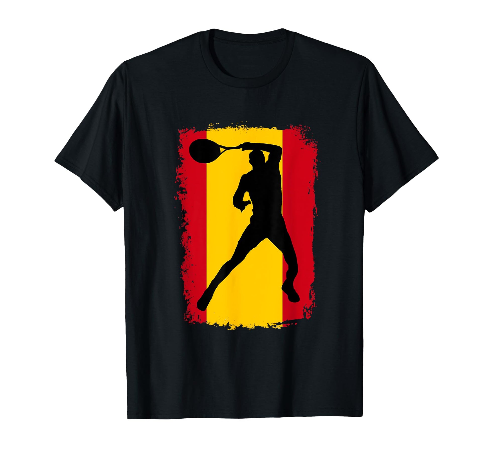 Tennis Forehand Spanish Flag Grand Slam T-Shirt - Trendy Graphic for Adults - T-Shirt, Sweatshirt, Hoodie