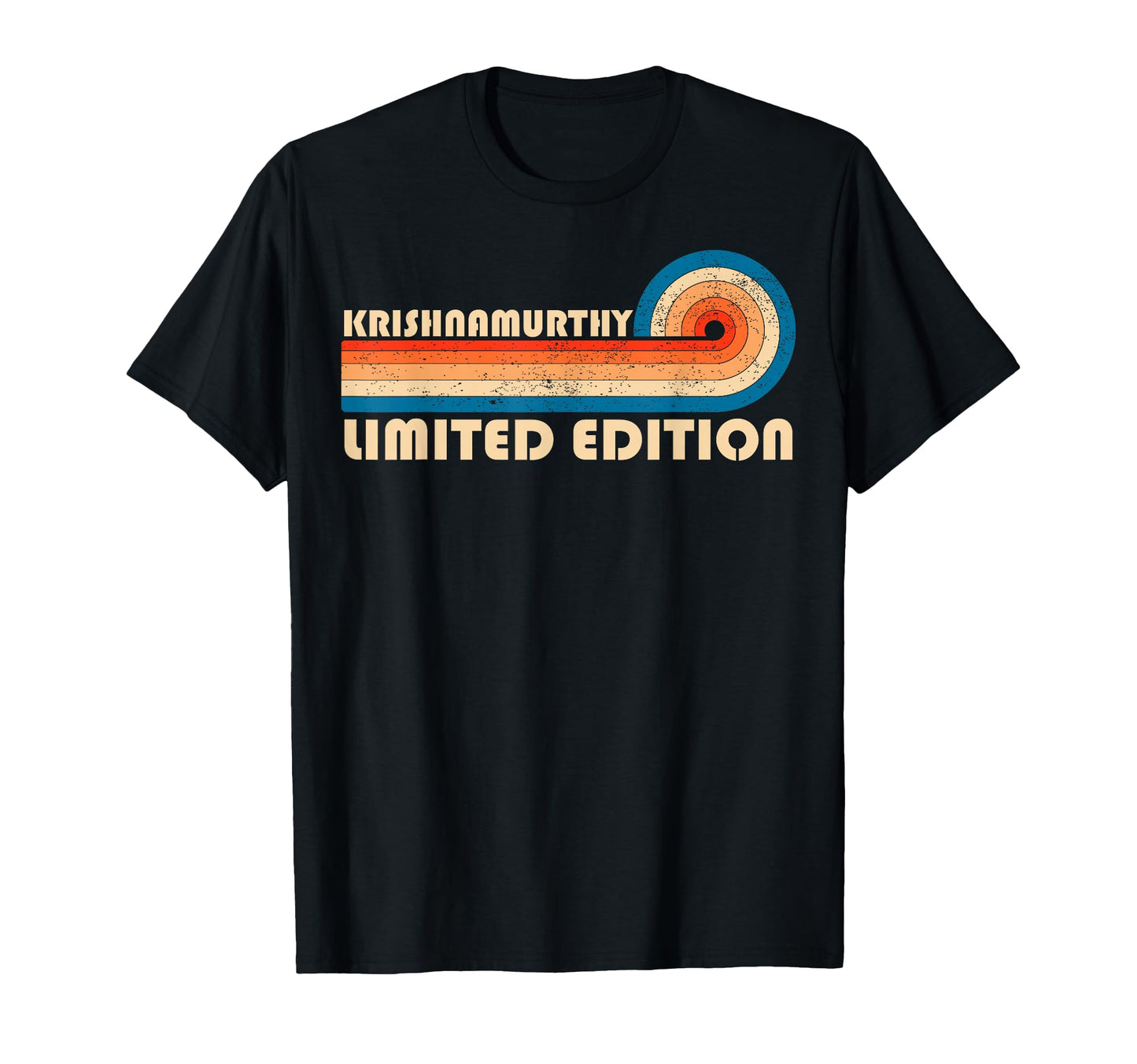 Krishnamurthy 70S 80S Sunset Stripe T-Shirt - Custom Art Print for Adults - T-Shirt, Sweatshirt, Hoodie