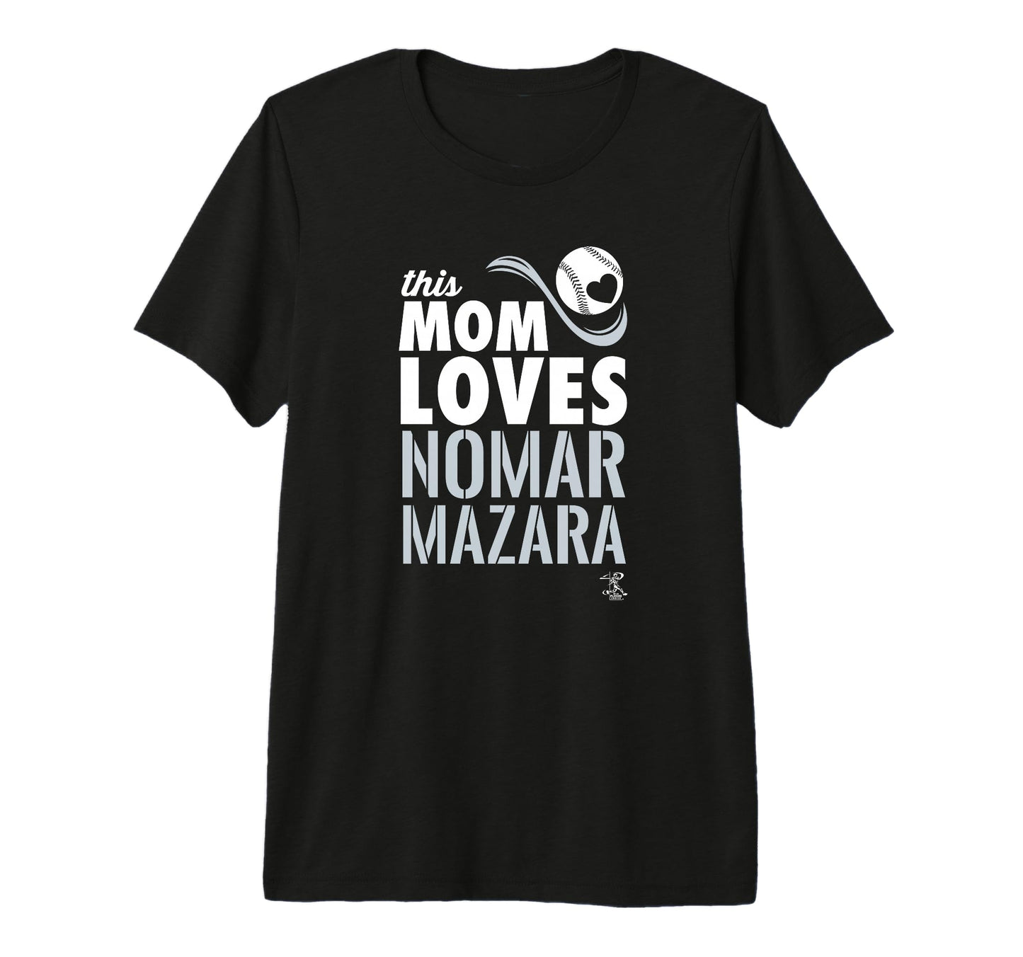 Nomar Mazara This Mom Loves Tri Blend T-Shirt - Casual Everyday Wear Unisex - T-Shirt, Sweatshirt, Hoodie