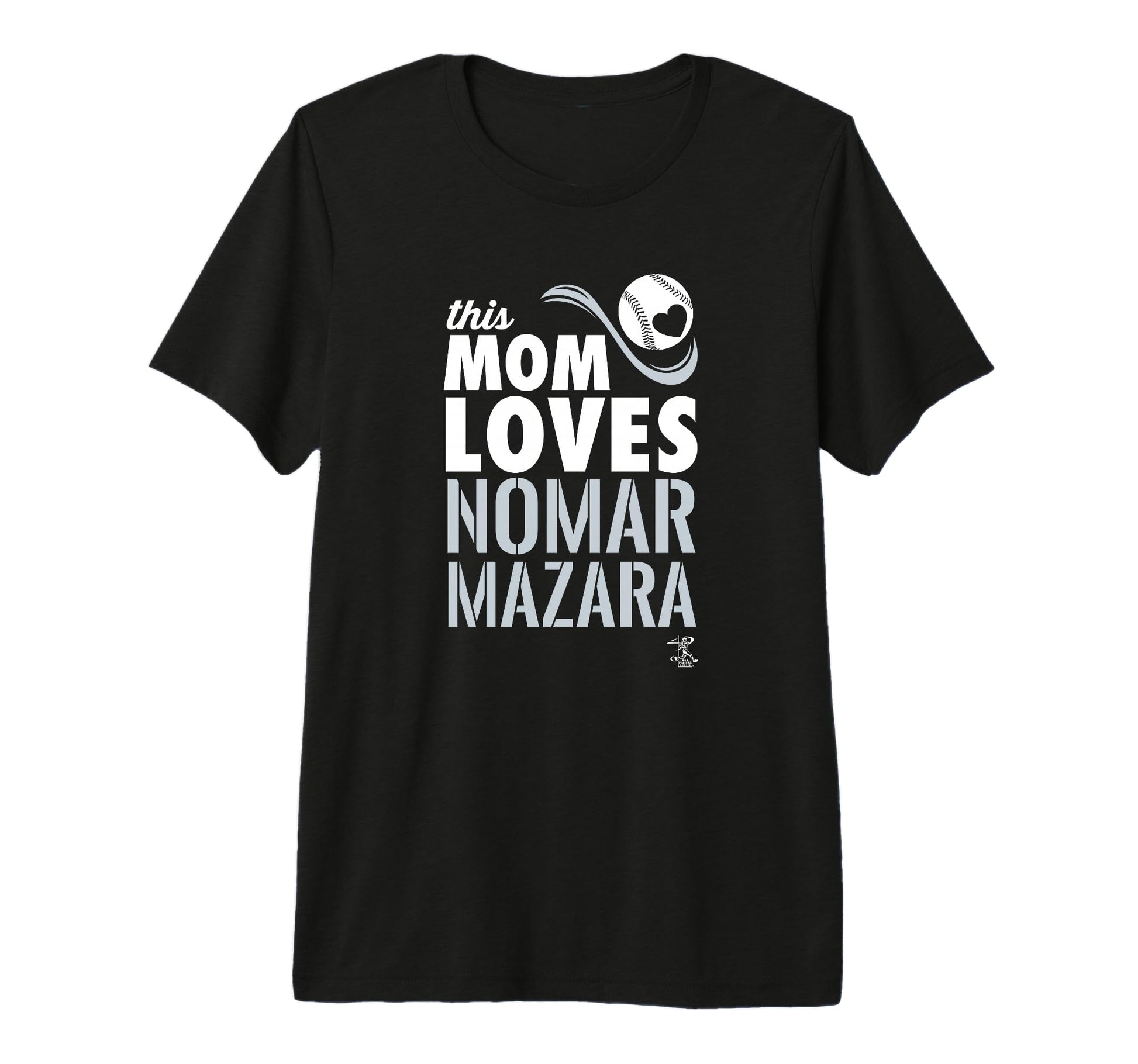 Nomar Mazara This Mom Loves Tri Blend T-Shirt - Casual Everyday Wear Unisex - T-Shirt, Sweatshirt, Hoodie