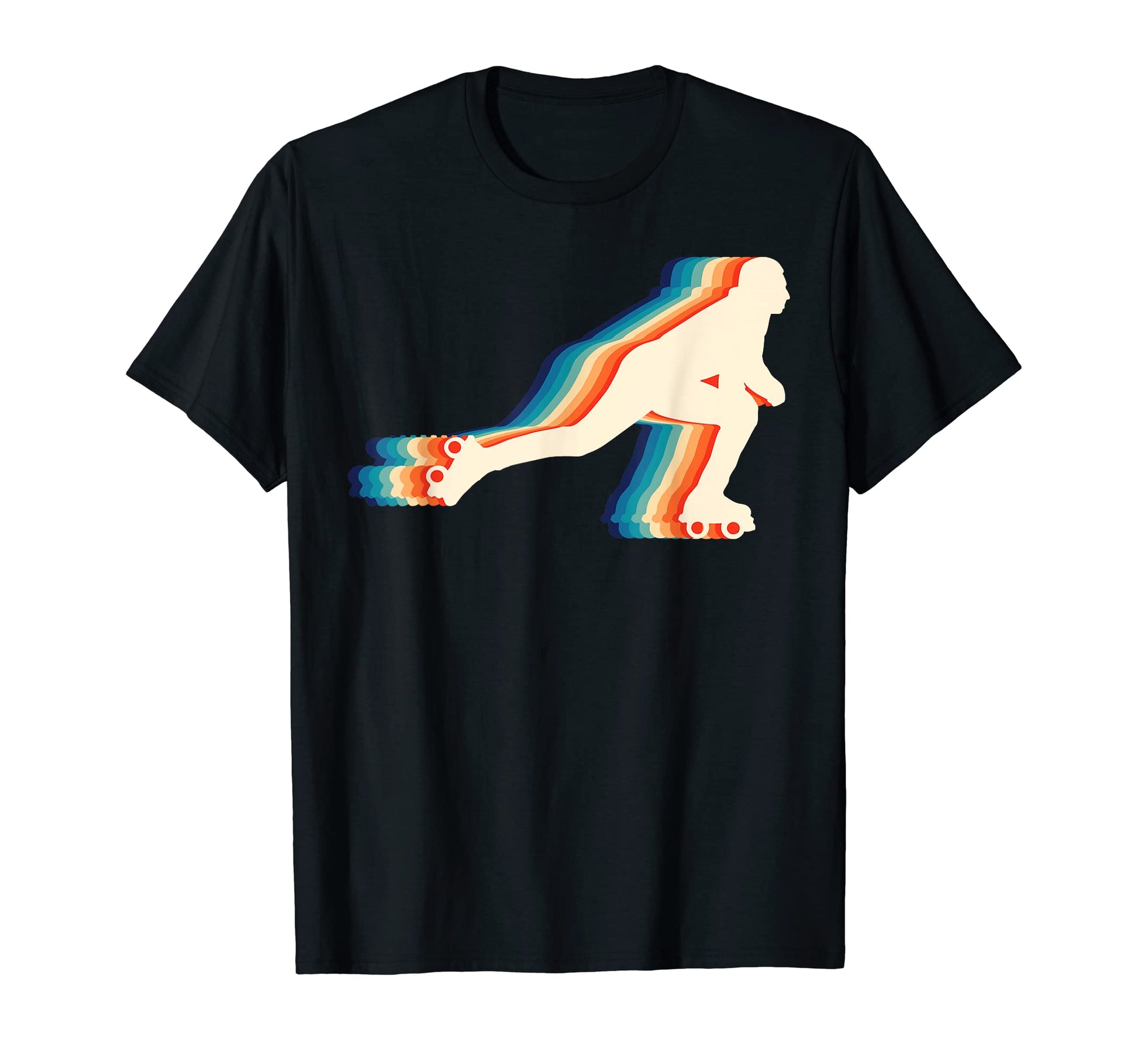 70S Roller Skates Disco T-Shirt - Casual Everyday Wear for Adults - T-Shirt, Sweatshirt, Hoodie