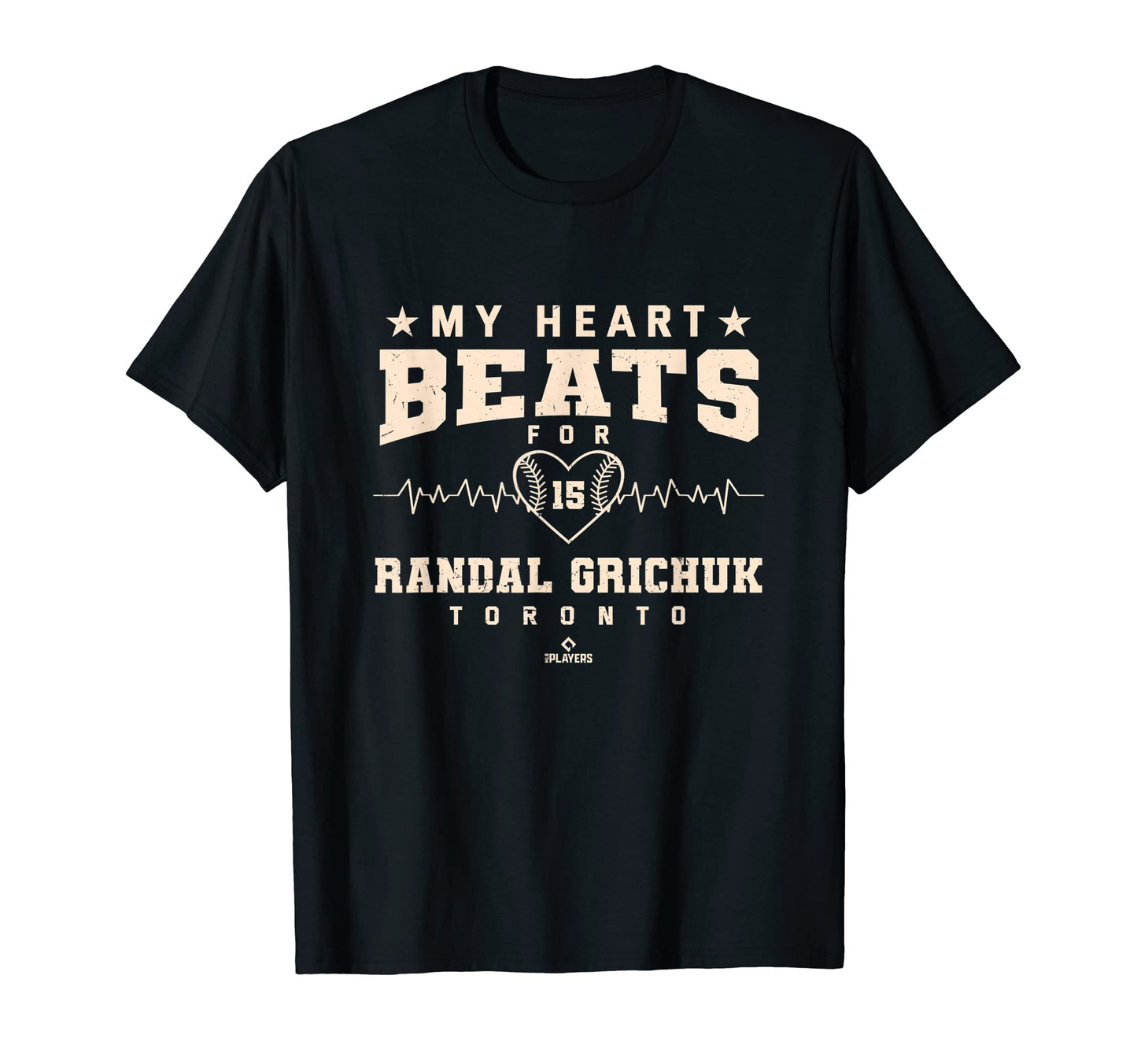 My Heart Beats Randal Grichuk T-Shirt - Fun Novelty Design Men Women - T-Shirt, Sweatshirt, Hoodie