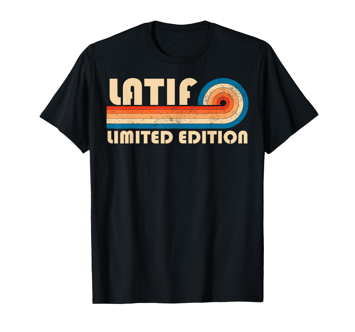 Latif 70S 80S Sunset Stripe T-Shirt - Trendy Graphic for Adults - T-Shirt, Sweatshirt, Hoodie
