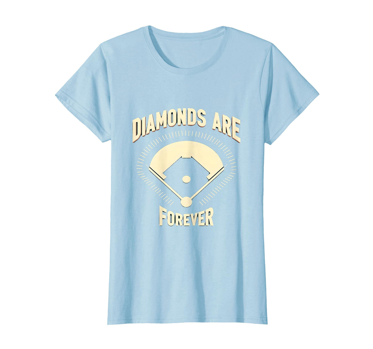 Diamonds Are Forever Softball Lover T-Shirt - Fun Novelty Design for Adults - T-Shirt, Sweatshirt, Hoodie