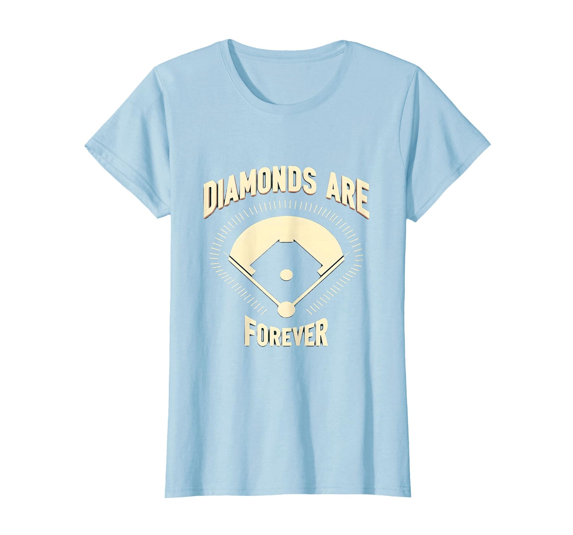 Diamonds Are Forever Softball Lover T-Shirt - Fun Novelty Design for Adults - T-Shirt, Sweatshirt, Hoodie