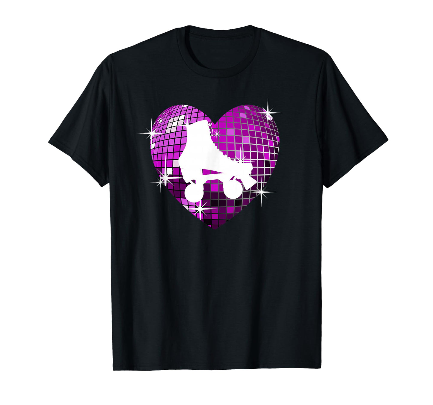 Roller Skating Skate 1970S Disco Ball T-Shirt - Unique Graphic Men Women - T-Shirt, Sweatshirt, Hoodie