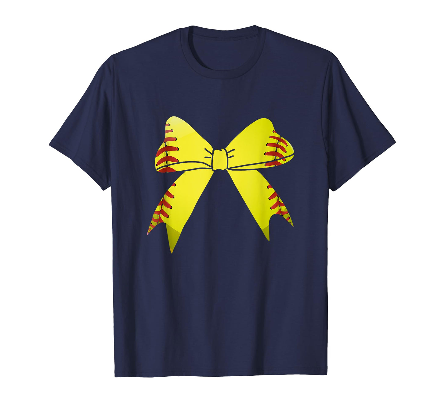 Baseball Bow Baseball Mom Mothers Day T-Shirt - Graphic Print Unisex - T-Shirt, Sweatshirt, Hoodie