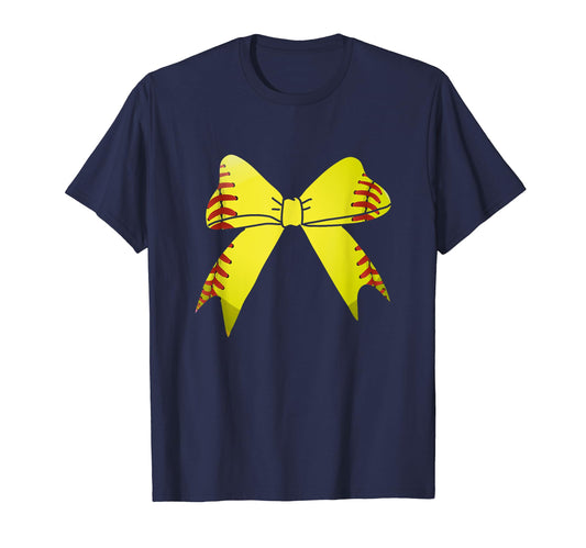 Baseball Bow Baseball Mom Mothers Day T-Shirt - Graphic Print Unisex - T-Shirt, Sweatshirt, Hoodie