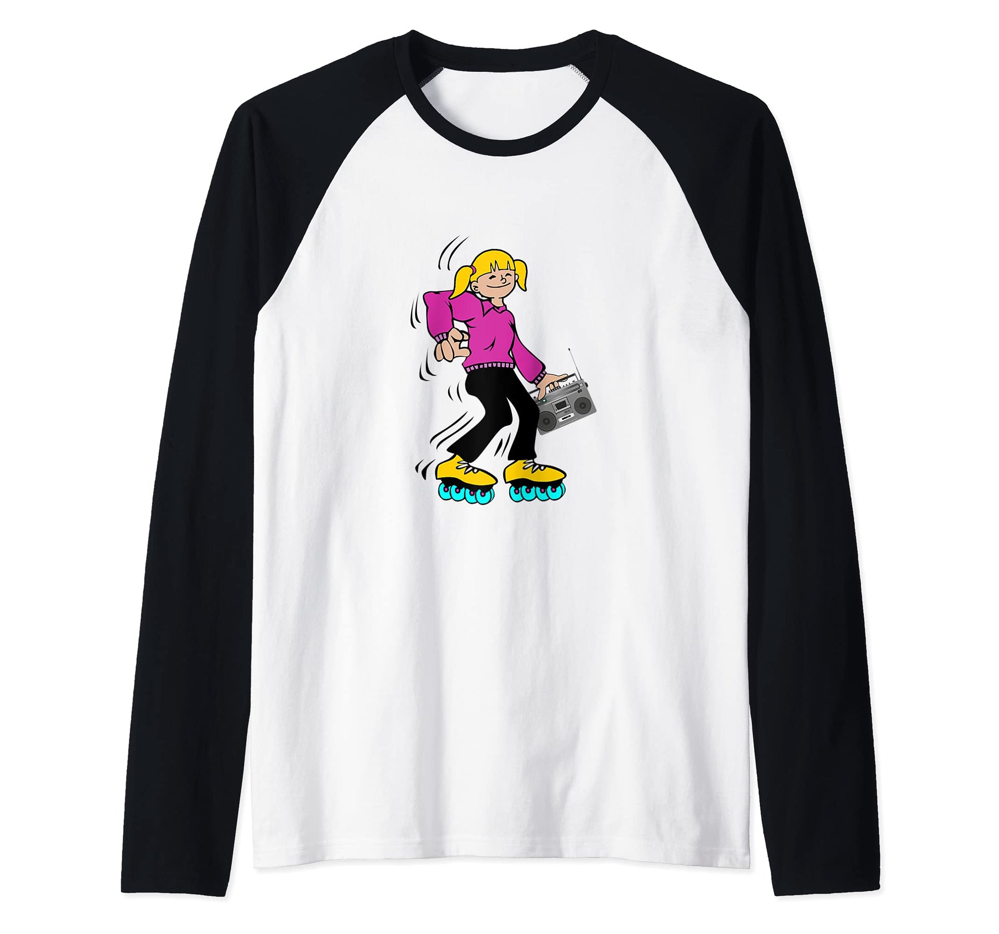 Funny Roller Disco Skating Inspired Hoodie - Unique Graphic Unisex - T-Shirt, Sweatshirt, Hoodie