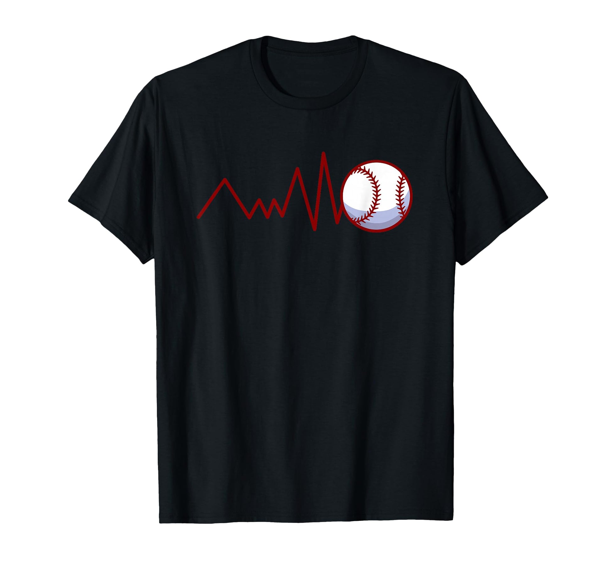 Heartbeat Heart Beats Baseball Love T-Shirt - Streetwear Style Unisex - T-Shirt, Sweatshirt, Hoodie