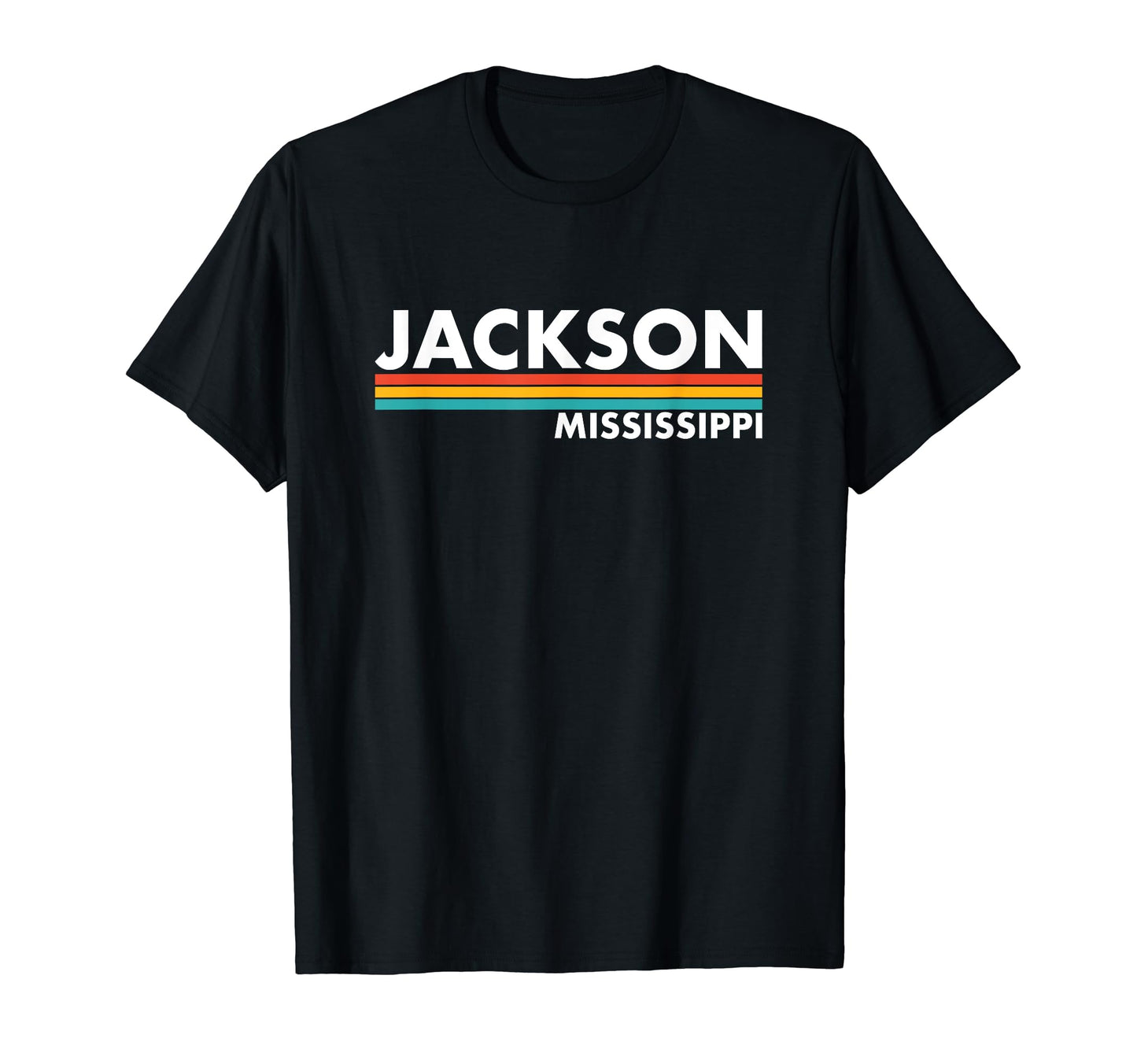 Jackson Mississippi Stripes T-Shirt - Streetwear Style Unisex - T-Shirt, Sweatshirt, Hoodie