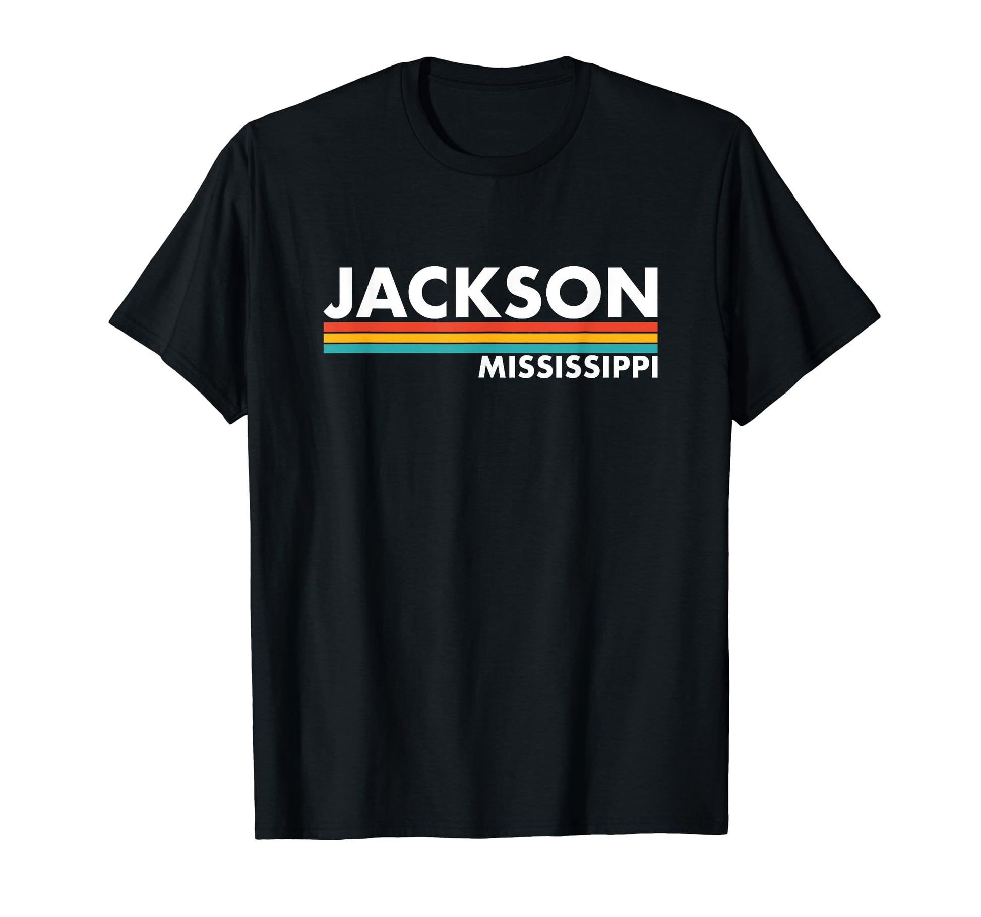 Jackson Mississippi Stripes T-Shirt - Streetwear Style Unisex - T-Shirt, Sweatshirt, Hoodie