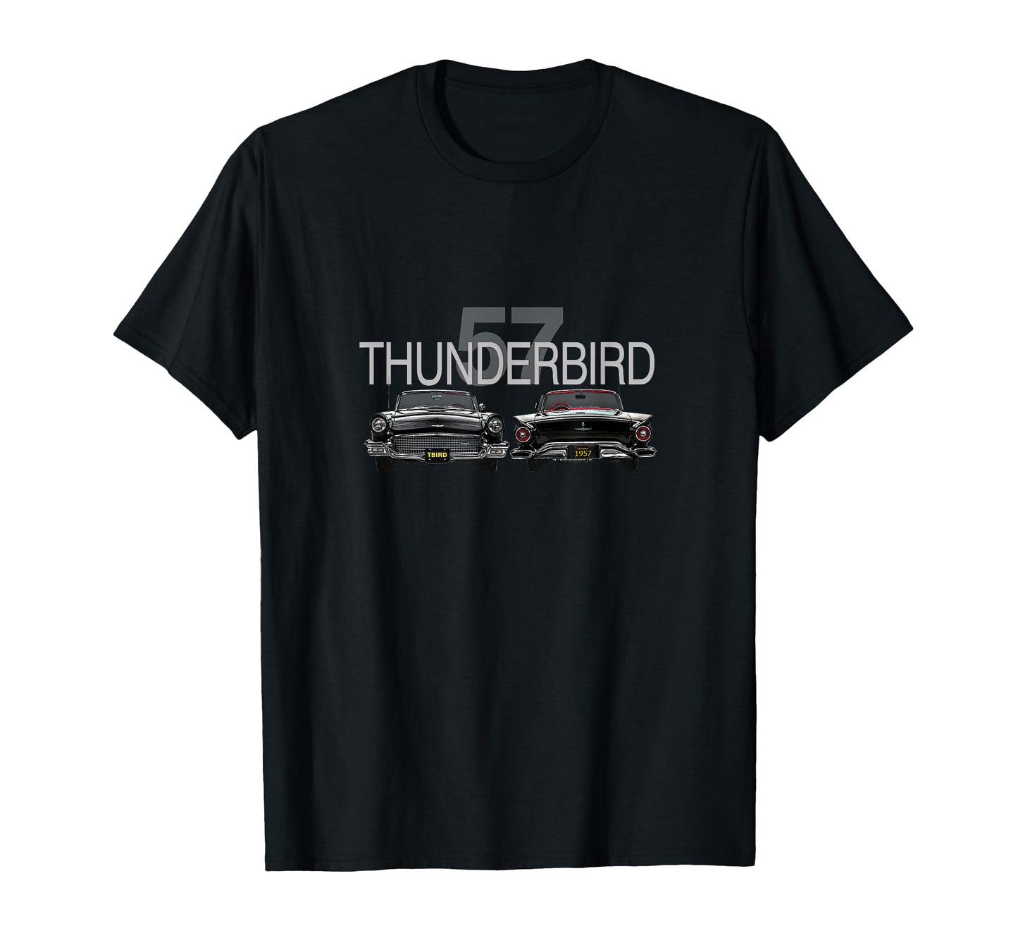 1956 Thunderbird American Sports Car T-Shirt - Minimalist Print Men Women - T-Shirt, Sweatshirt, Hoodie
