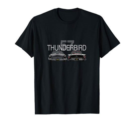 1956 Thunderbird American Sports Car T-Shirt - Minimalist Print Men Women - T-Shirt, Sweatshirt, Hoodie