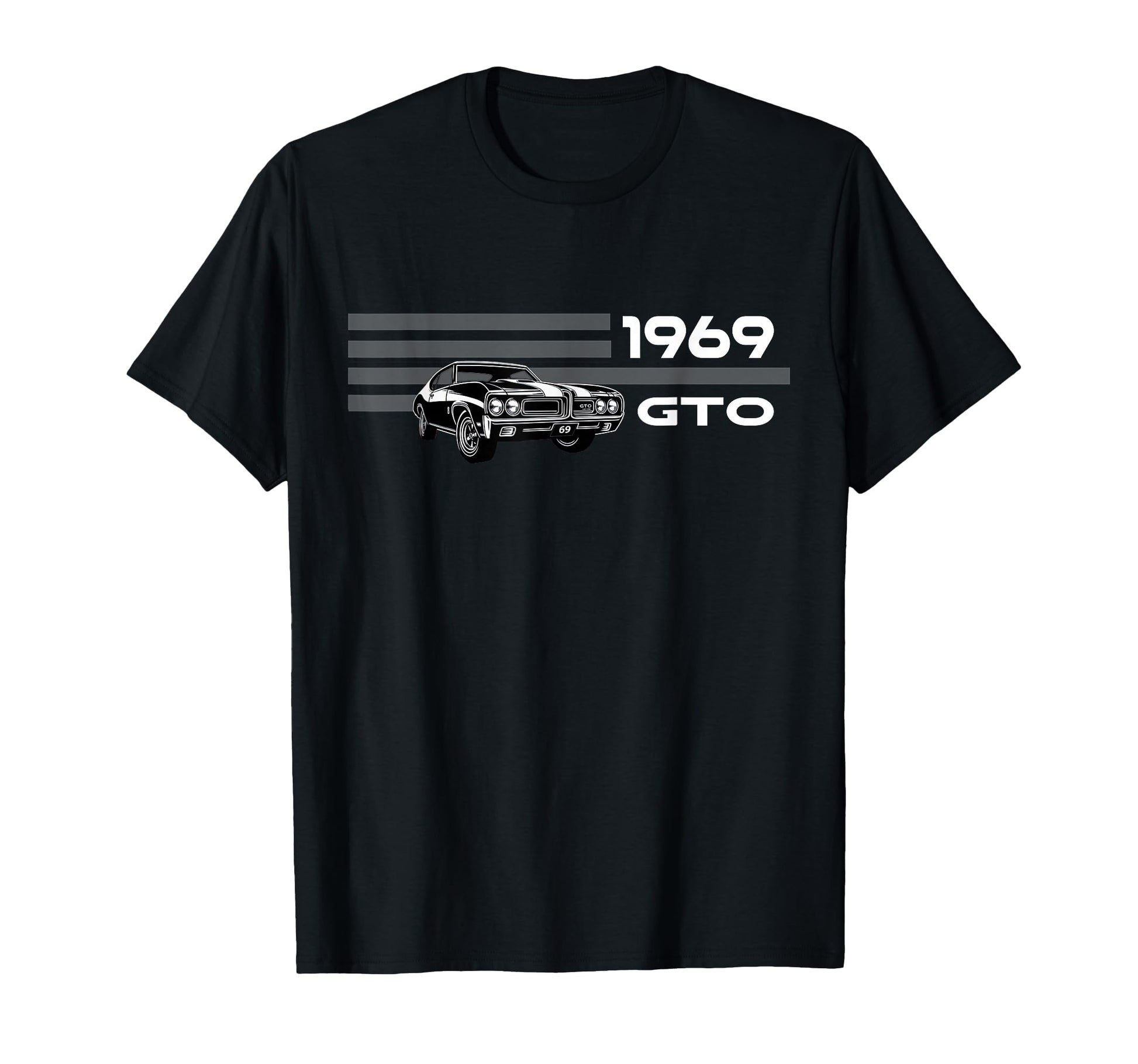 1969 Gto Cars American Muscle Car T-Shirt - Casual Everyday Wear Men Women - T-Shirt, Sweatshirt, Hoodie